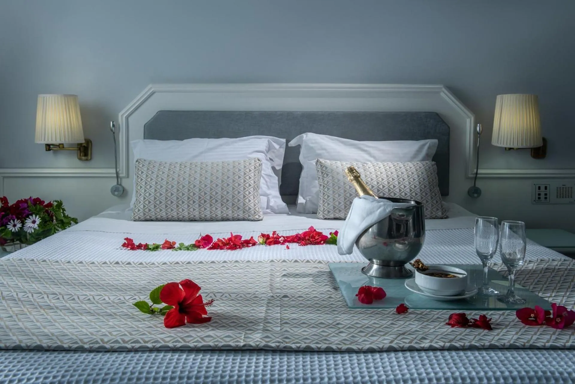 Bedroom, Bed in Rethymno Mare & Water Park