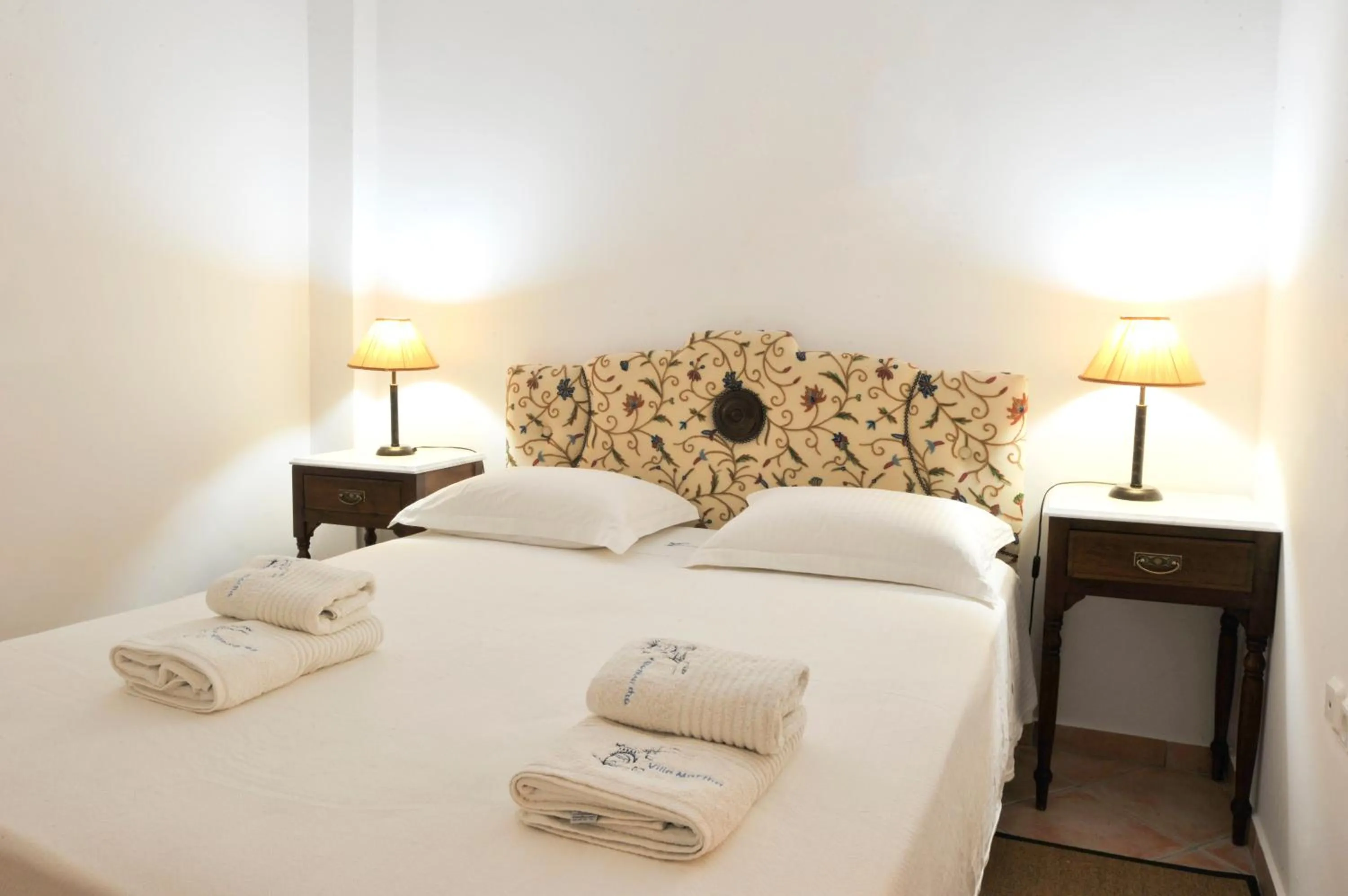 Bedroom, Bed in Villa Martha