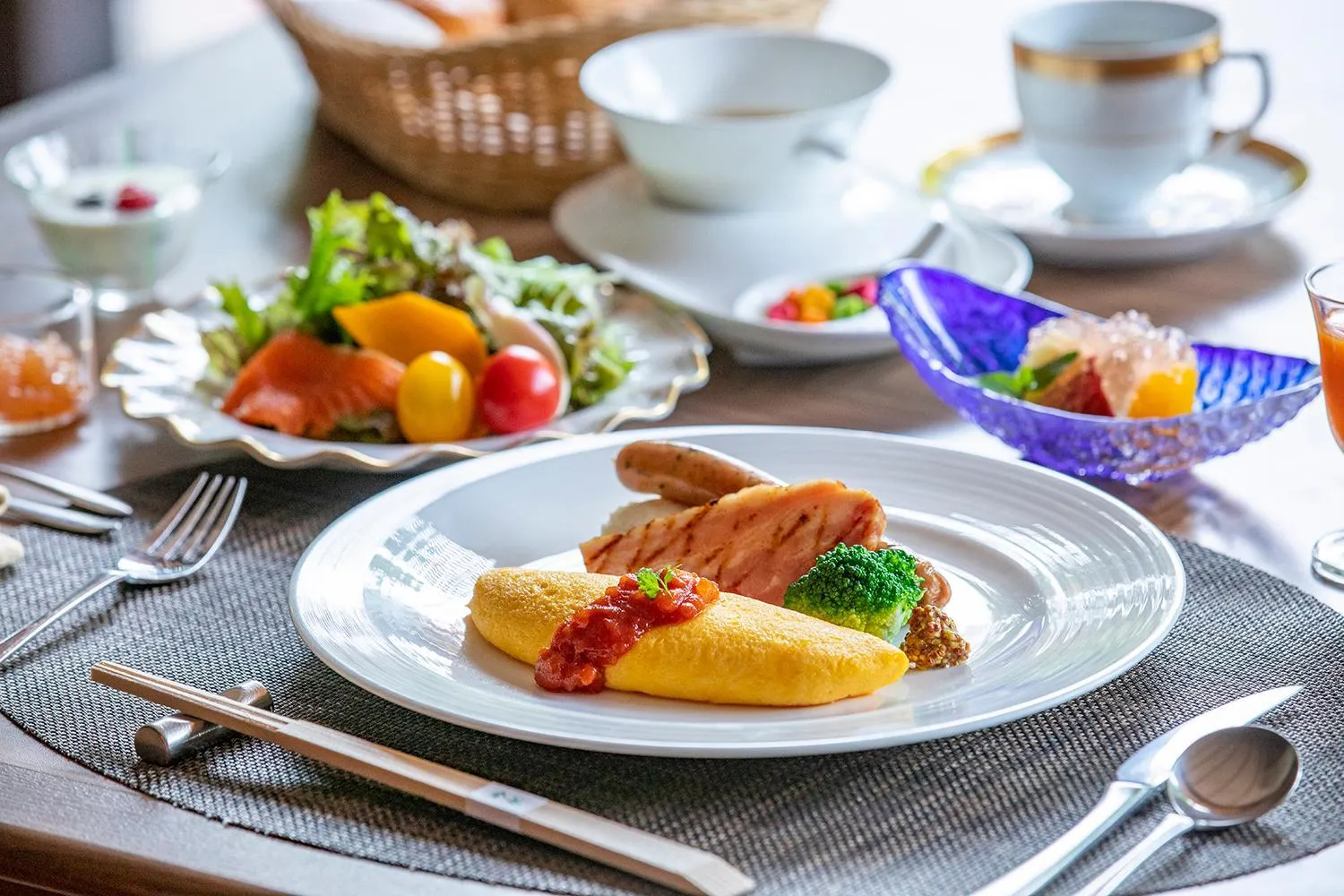 Continental breakfast in Kanaya Hotel Kinugawa