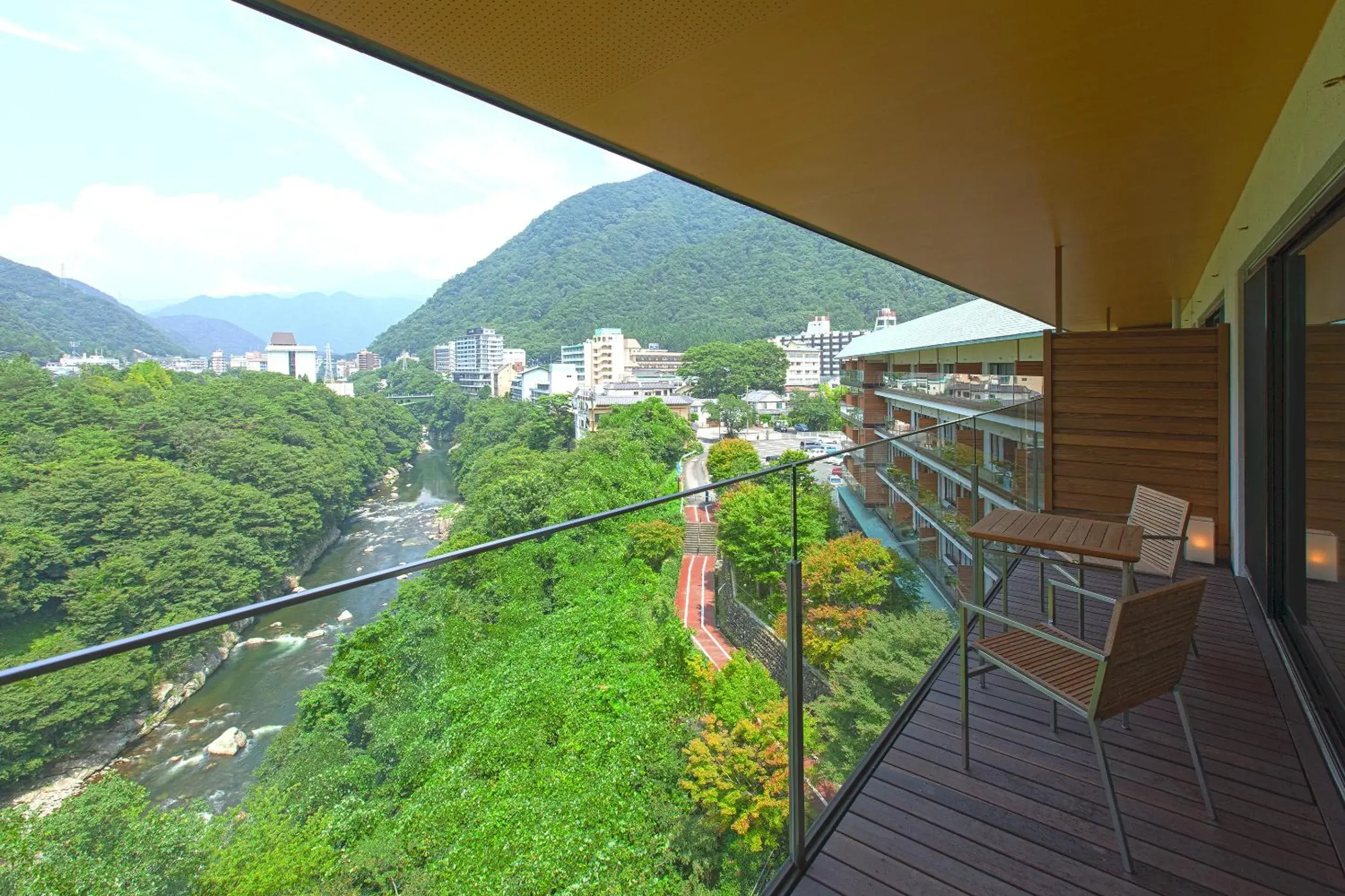 Mountain view in Kanaya Hotel Kinugawa Mountain view in Kanaya Hotel Kinugawa