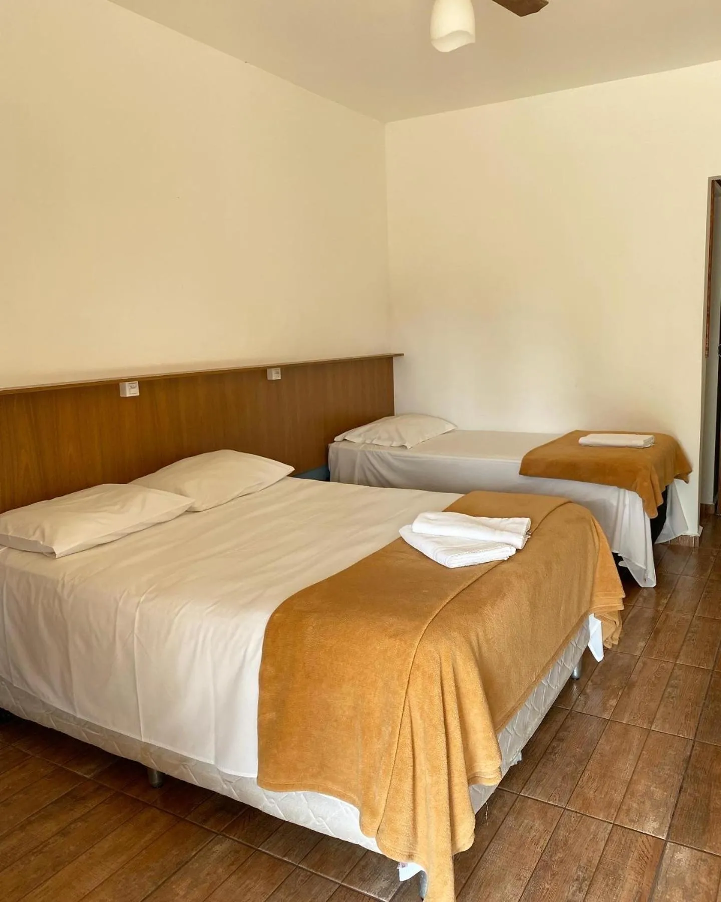 Bed in Pousada Vila Serrana