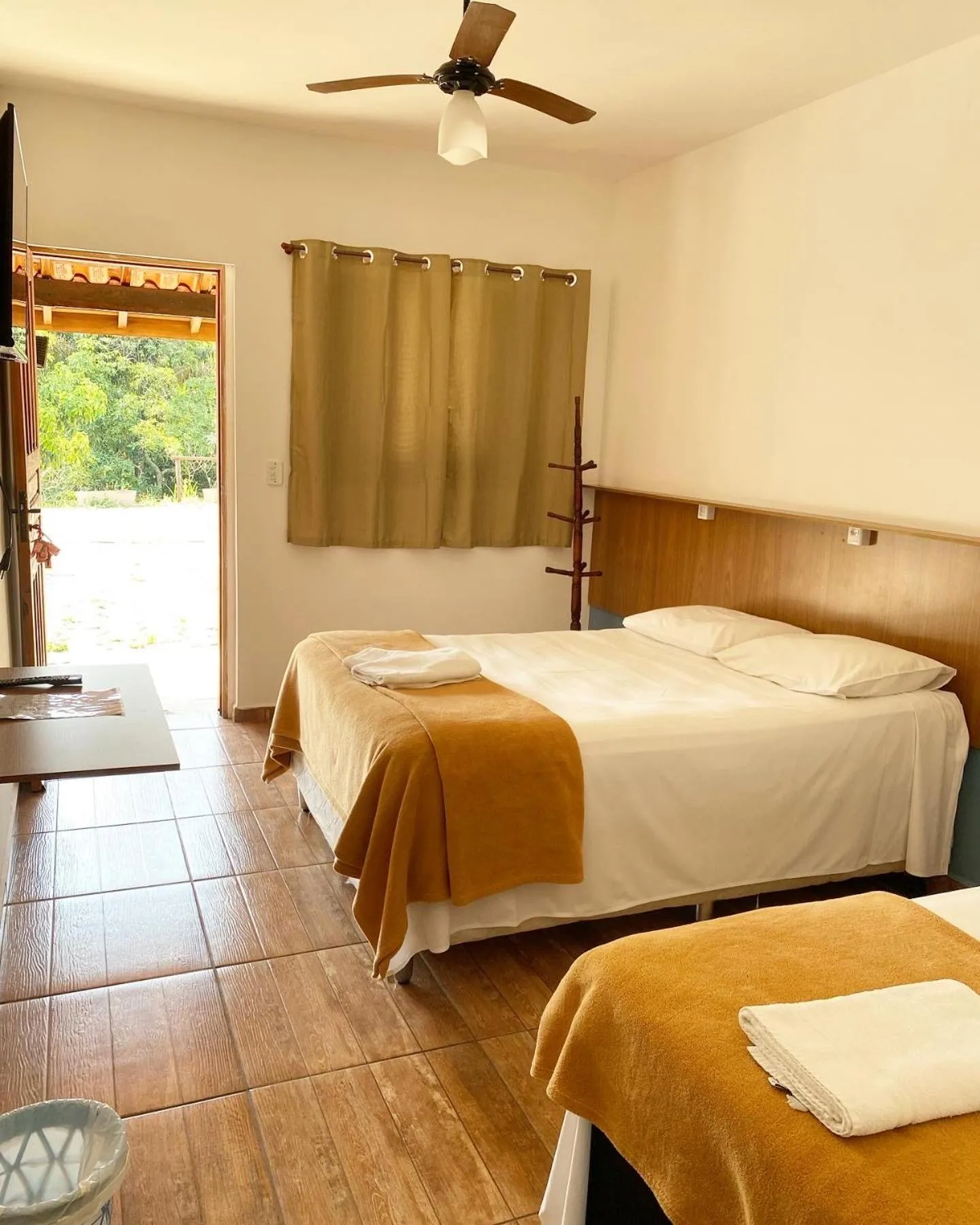 Bed in Pousada Vila Serrana