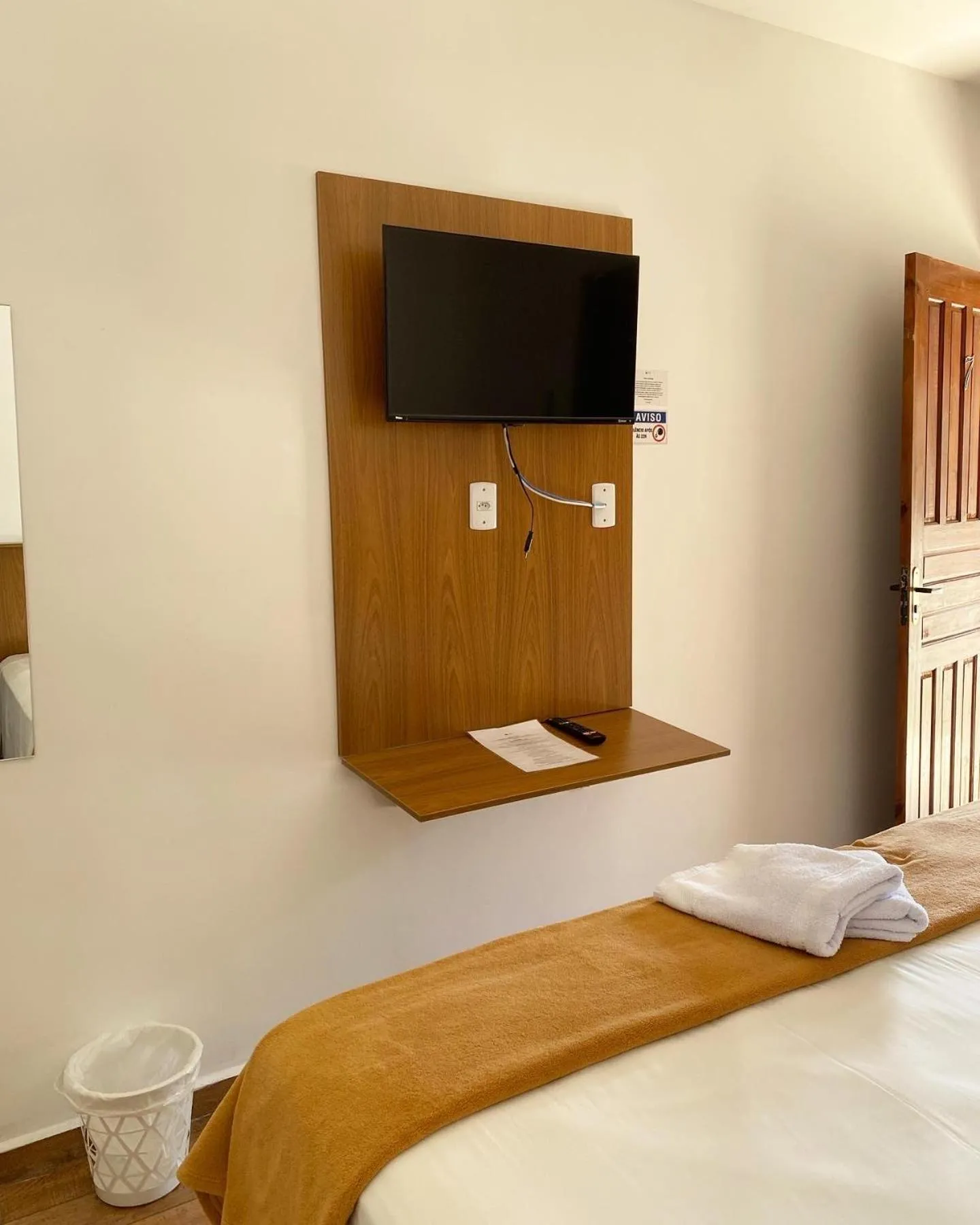 Bed in Pousada Vila Serrana