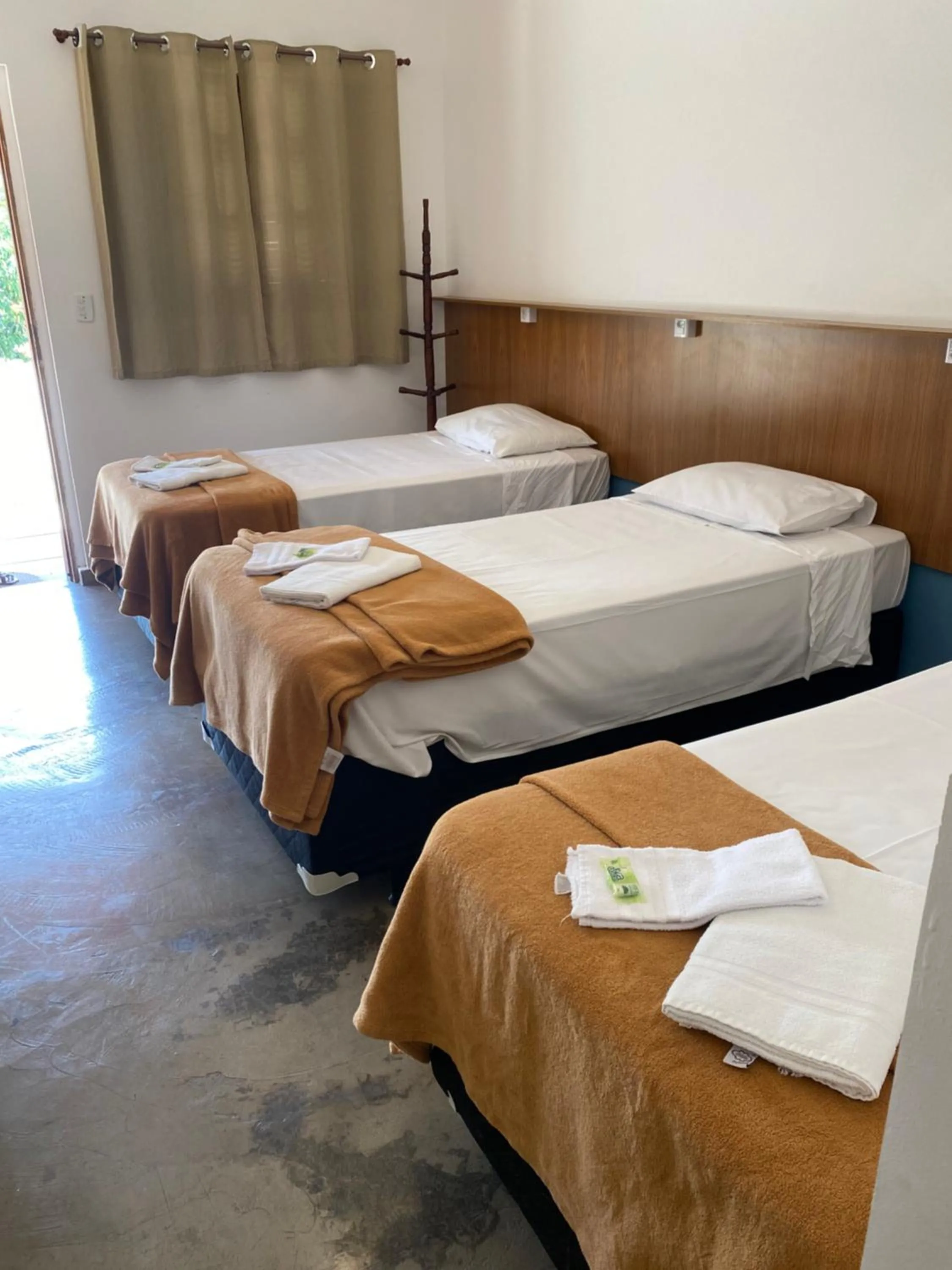 Bed in Pousada Vila Serrana