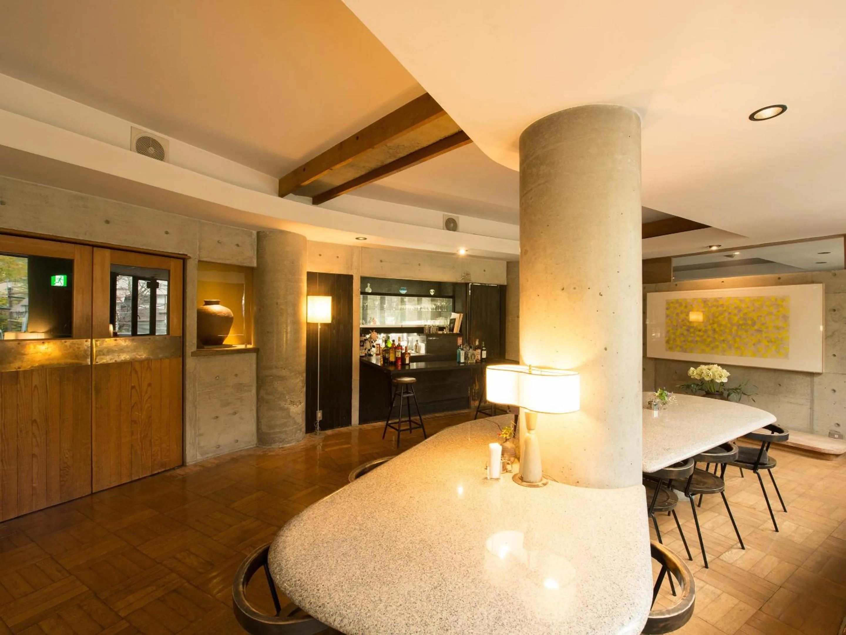 Lobby or reception in the Kinta Naeba