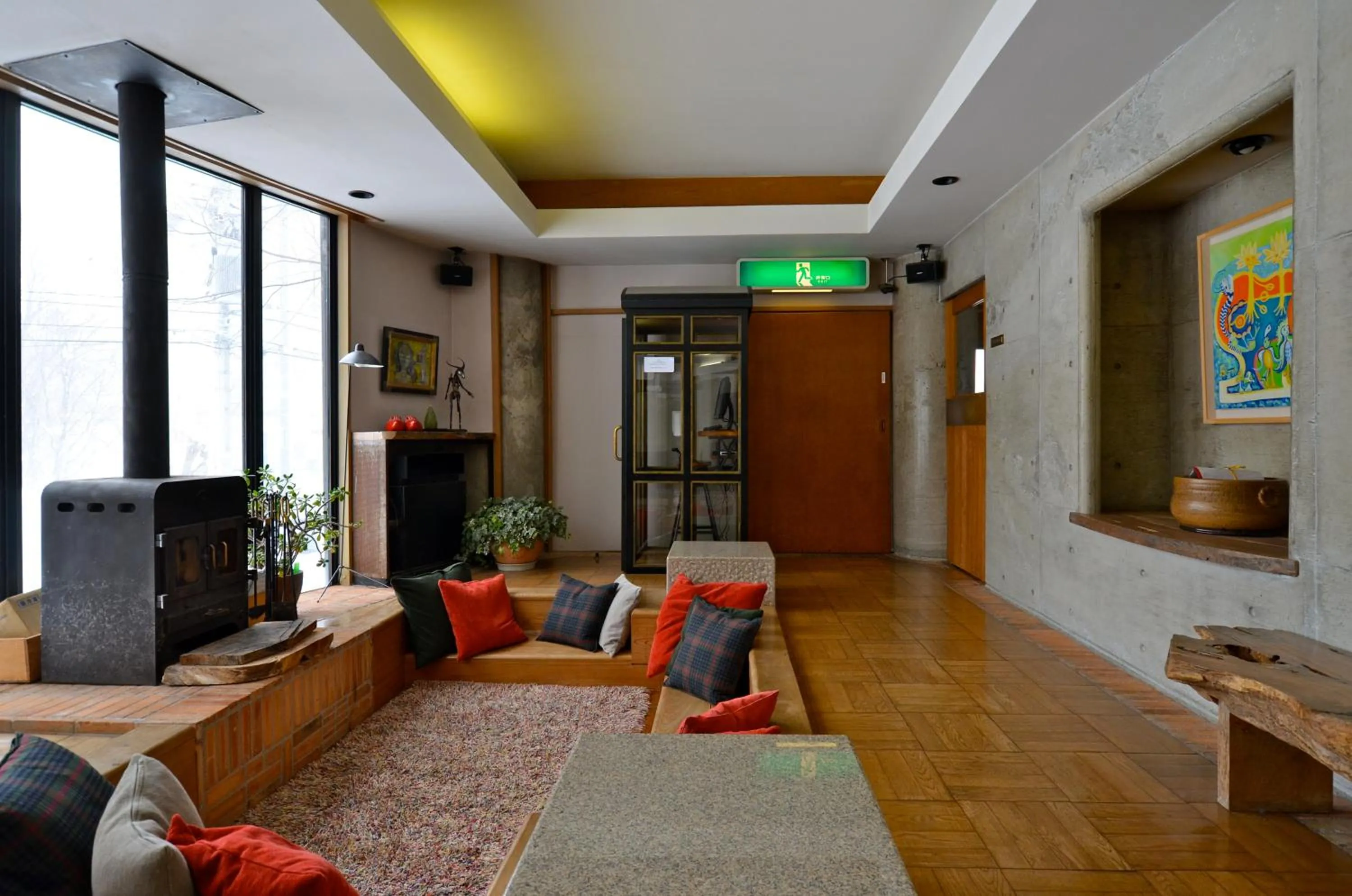 Lobby or reception in the Kinta Naeba