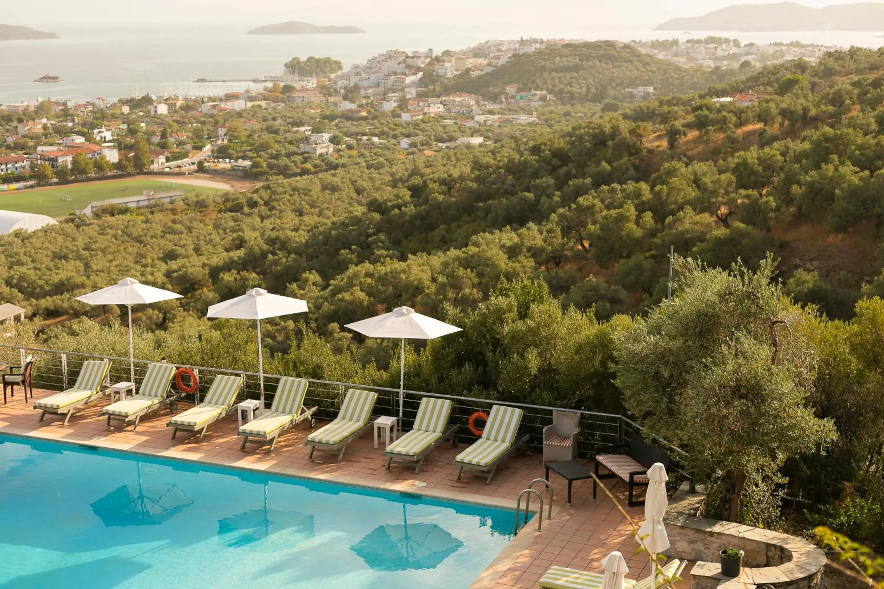 Pool view in Vigles Sea View, Philian Hotels and Resorts Pool view in Vigles Sea View, Philian Hotels and Resorts