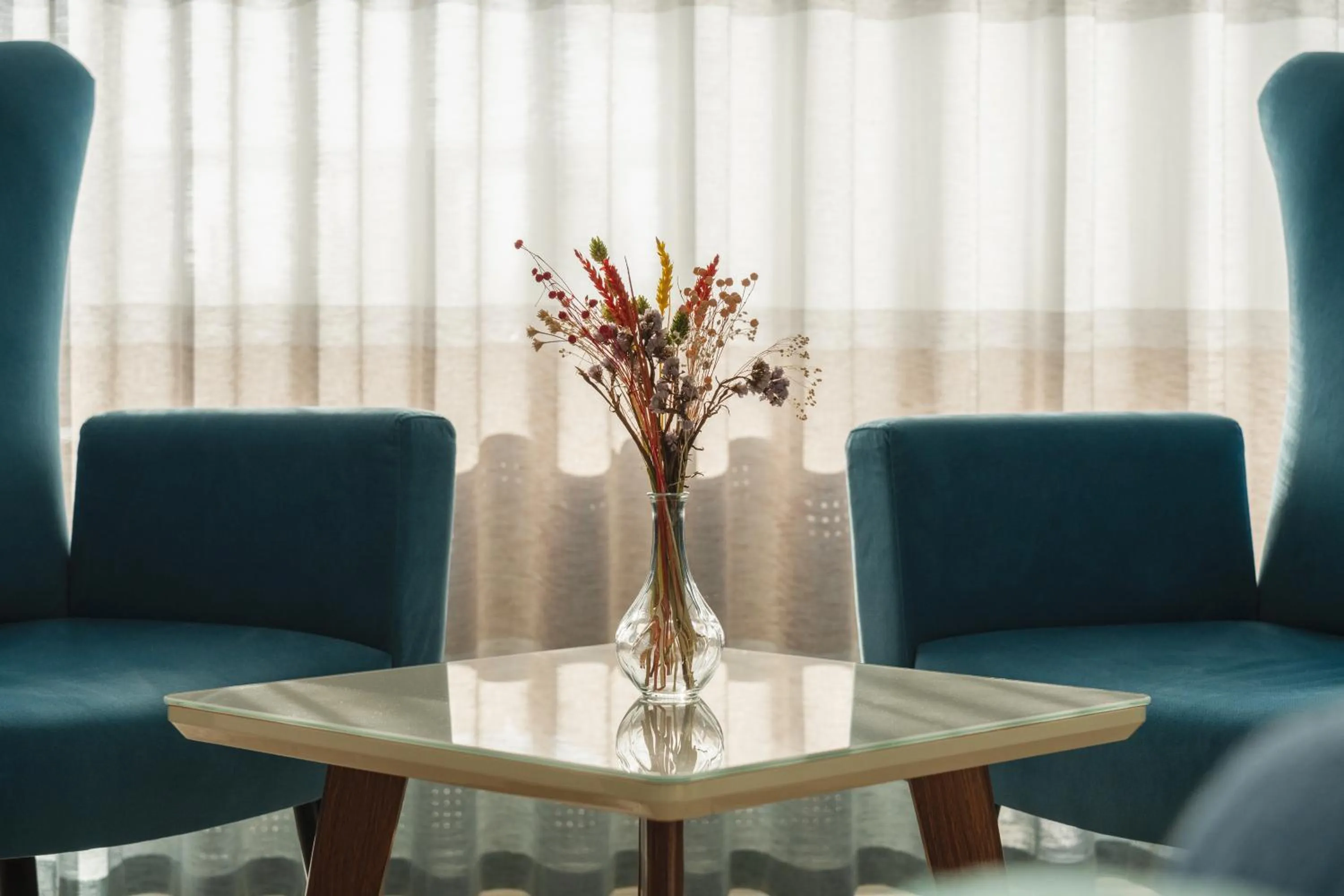 Seating area in SilverSide Holidays