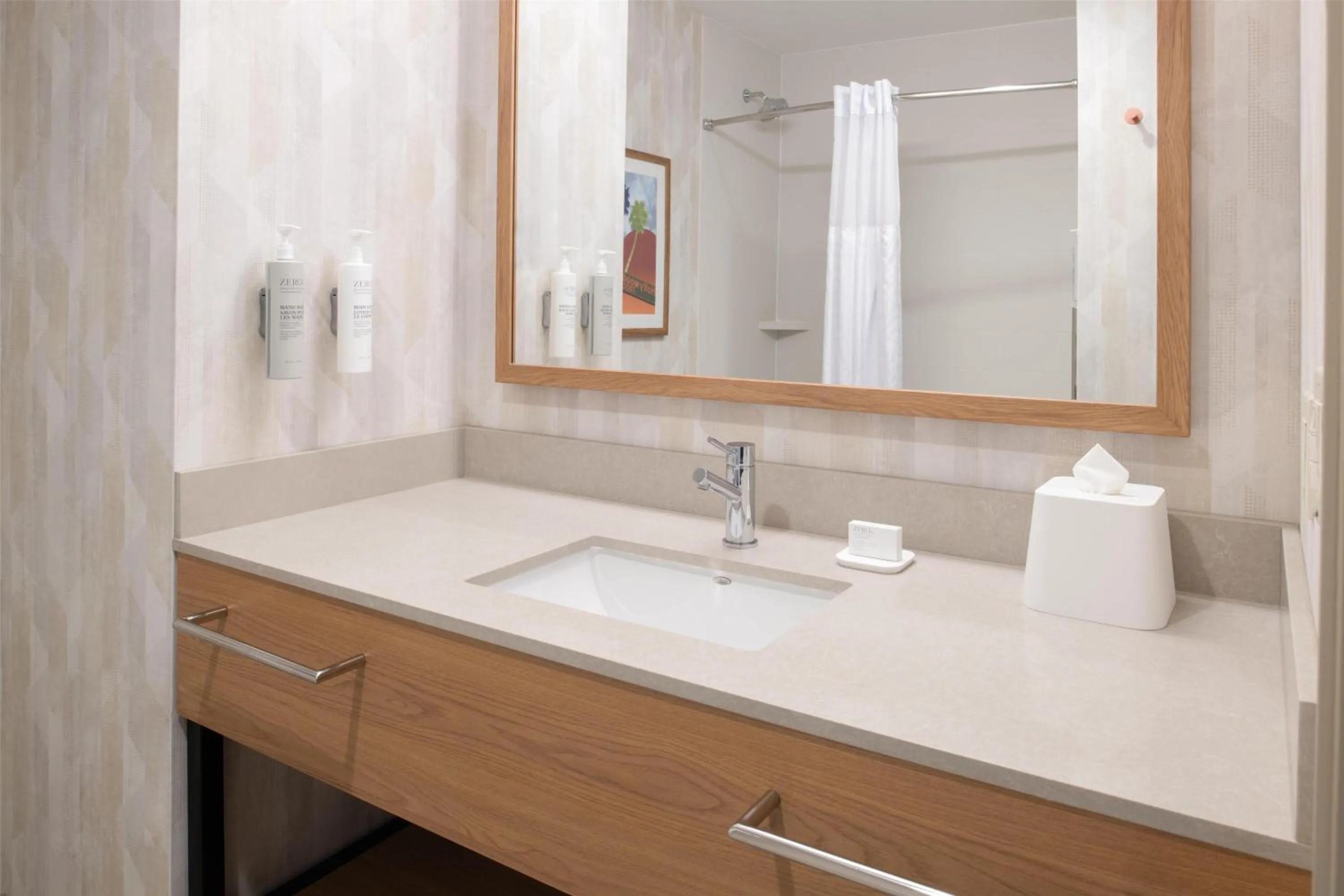 Shower in Hampton Inn by Hilton North Hollywood