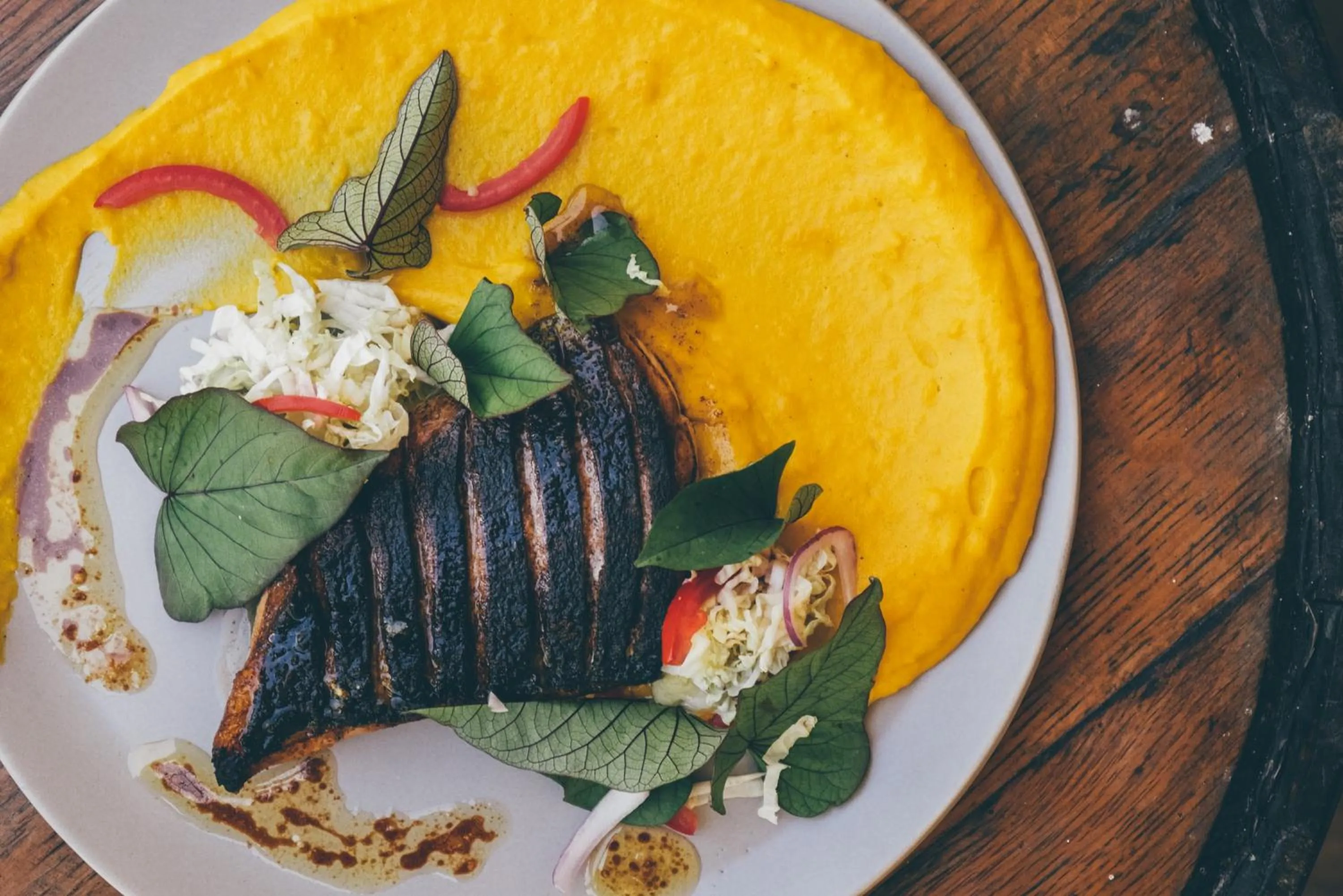 Food close-up in Amun Ini Beach Resort & Spa