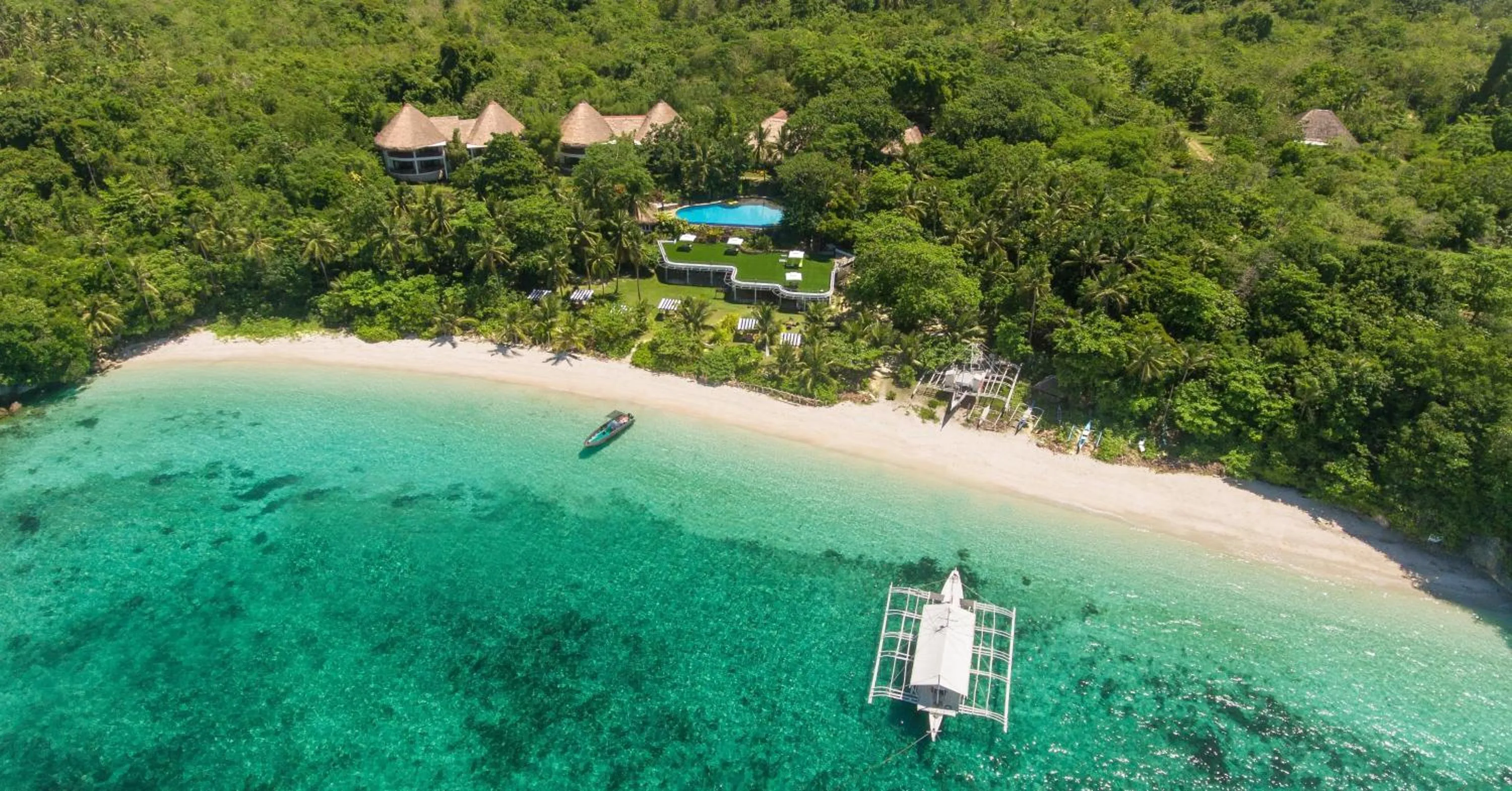 Bird's eye view in Amun Ini Beach Resort & Spa
