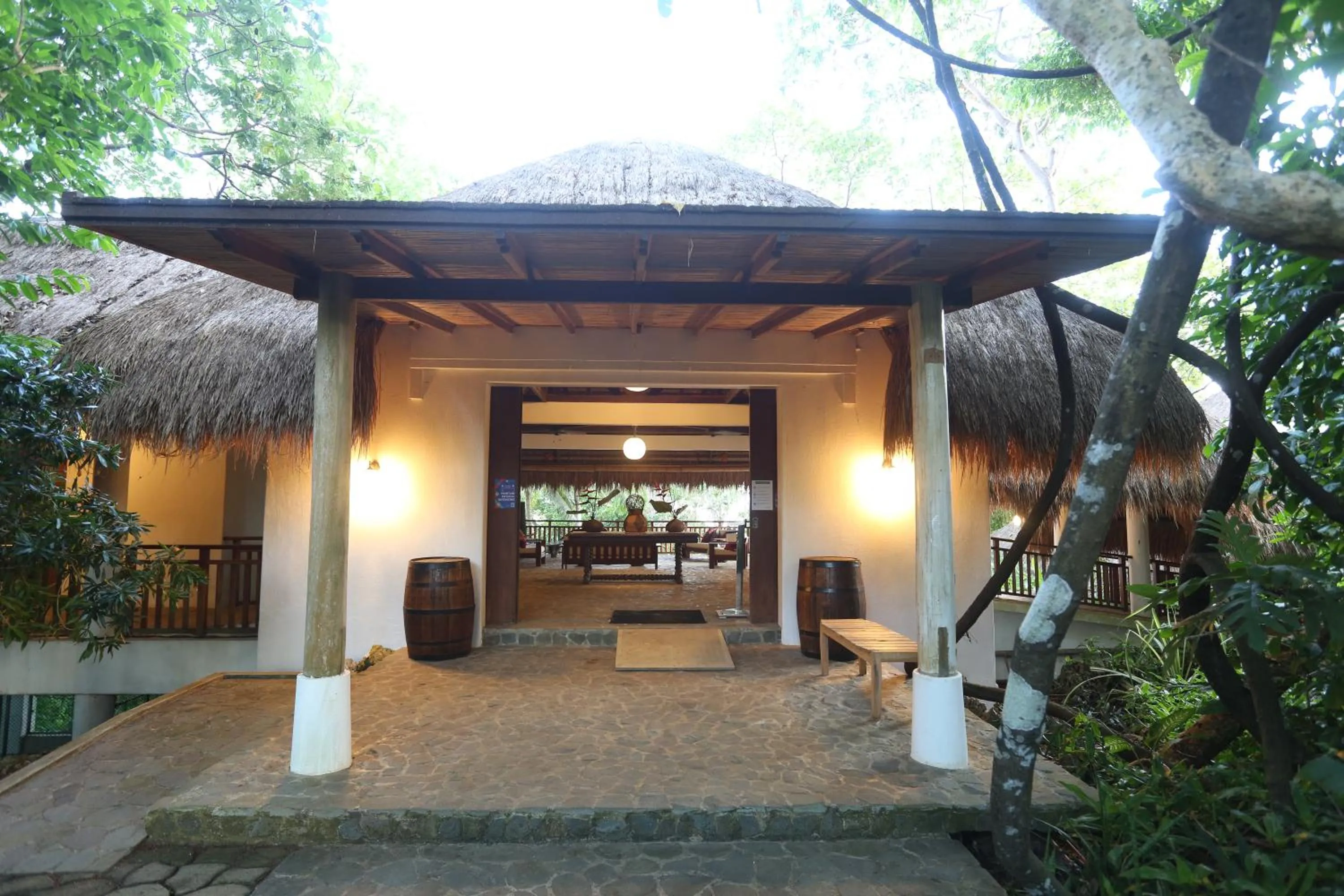 Facade/entrance in Amun Ini Beach Resort & Spa