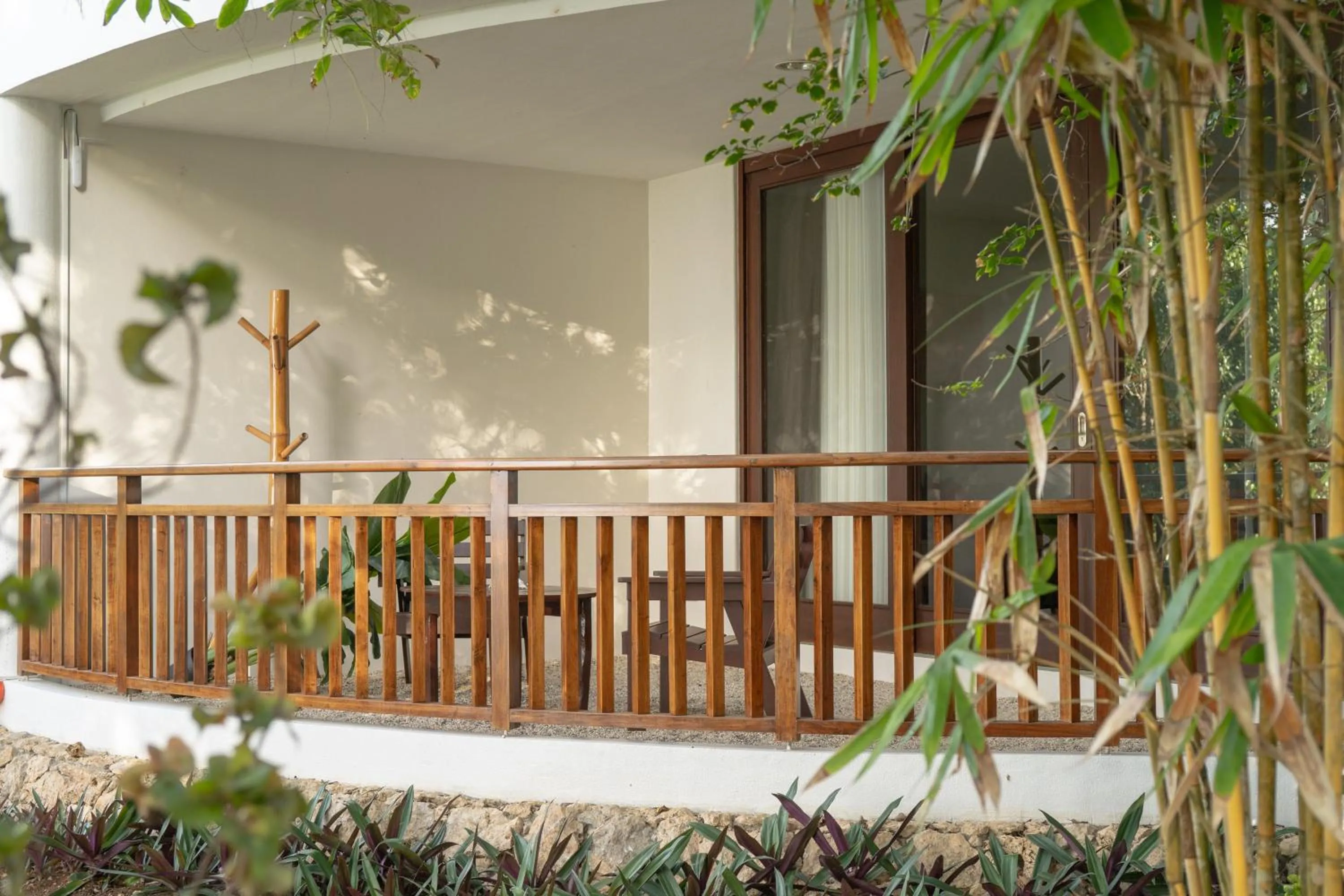 Balcony/Terrace in Amun Ini Beach Resort & Spa