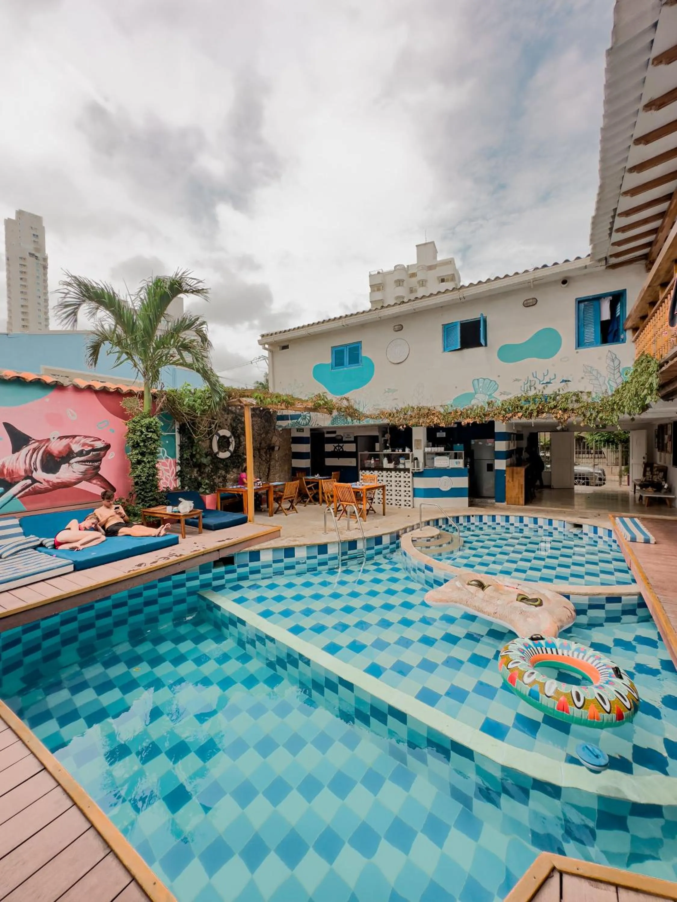 Garden in Casa del Puerto Hostel & Suites