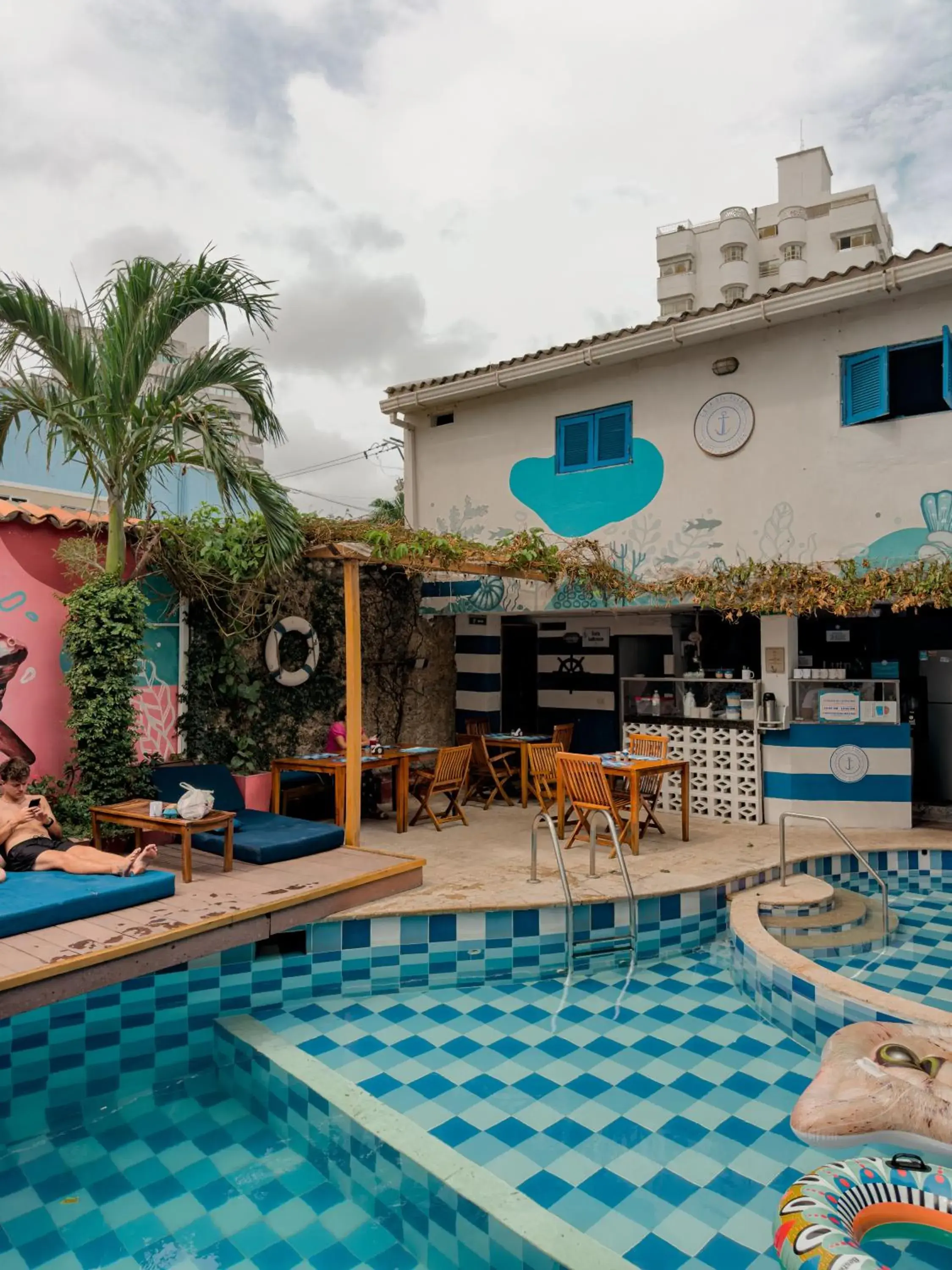 Swimming pool in Casa del Puerto Hostel & Suites Swimming pool in Casa del Puerto Hostel & Suites