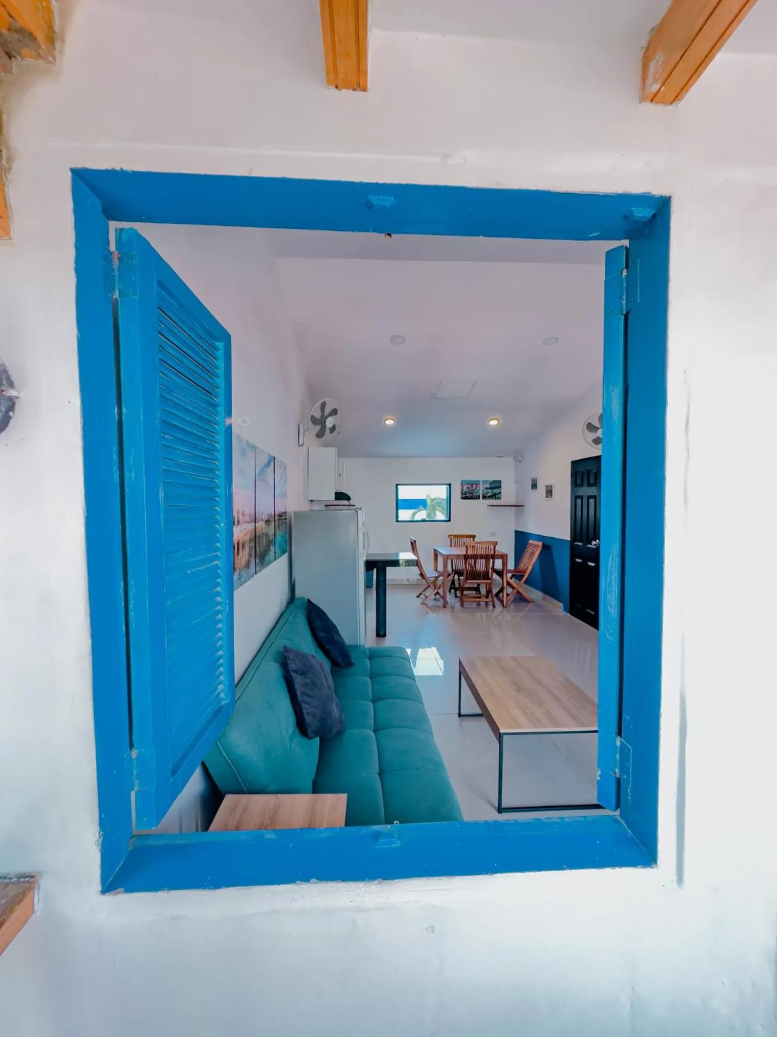 Living room in Casa del Puerto Hostel & Suites