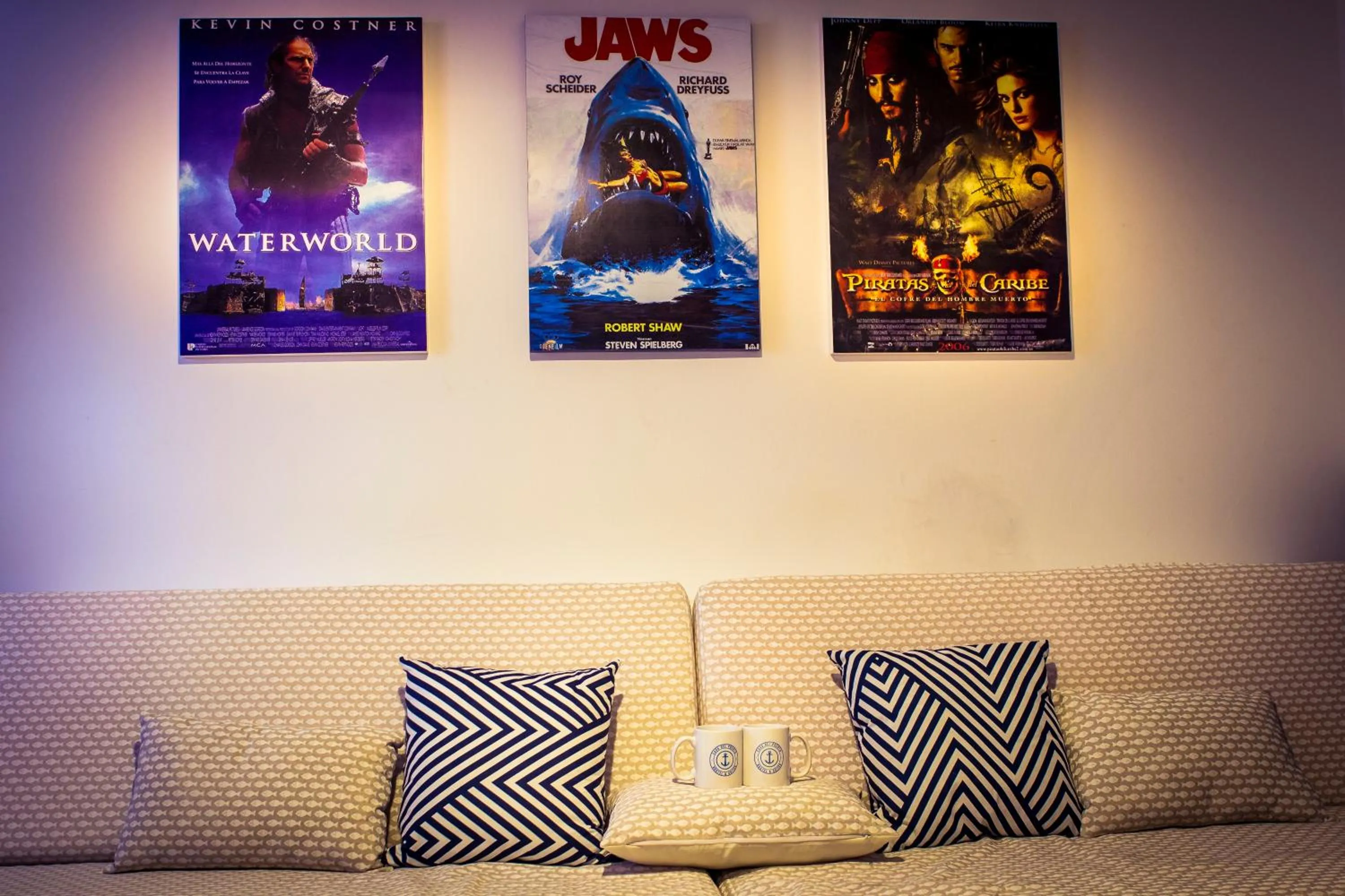 Living room in Casa del Puerto Hostel & Suites