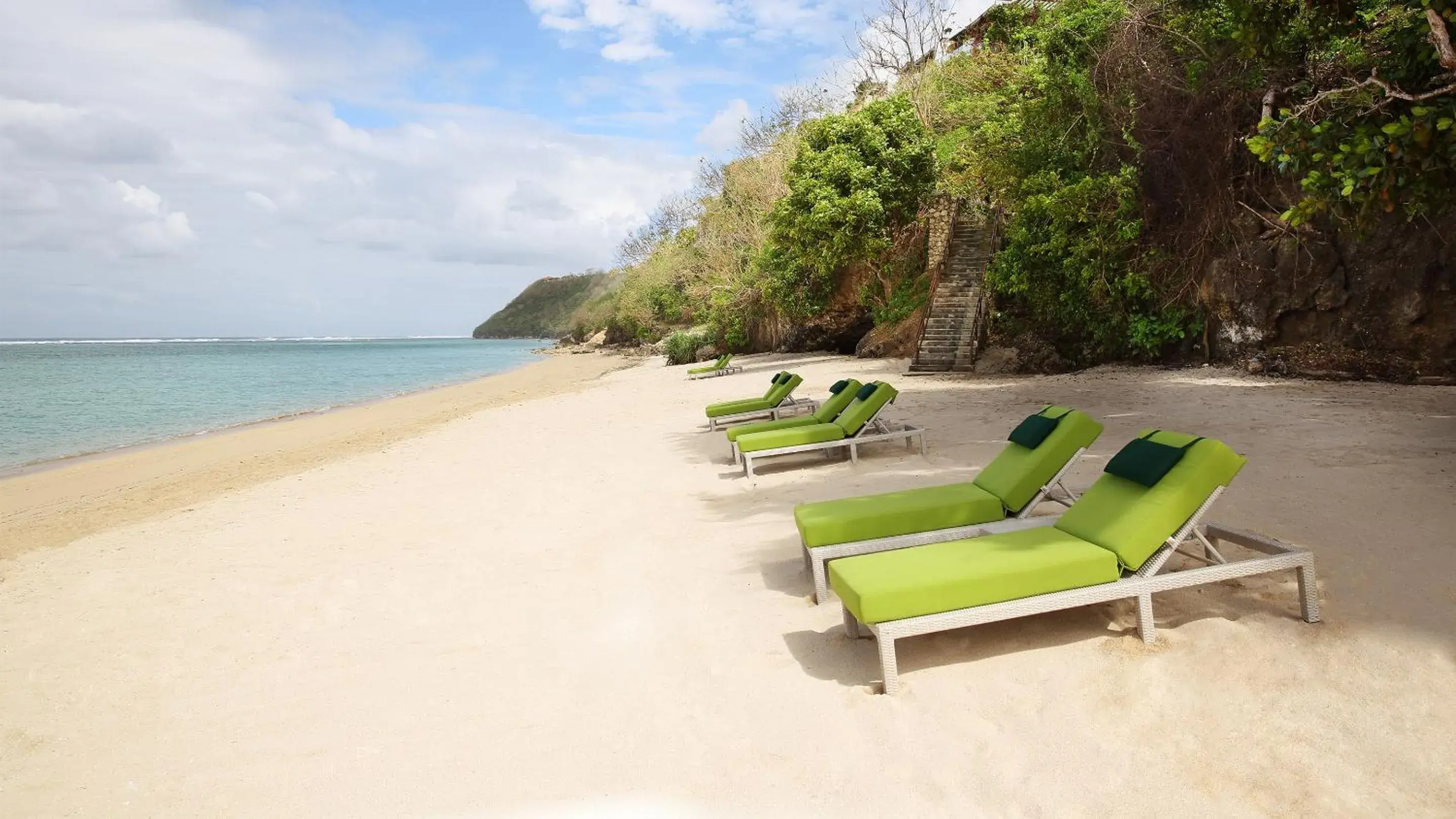 sunbed in Samabe Bali Suites & Villas sunbed in Samabe Bali Suites & Villas