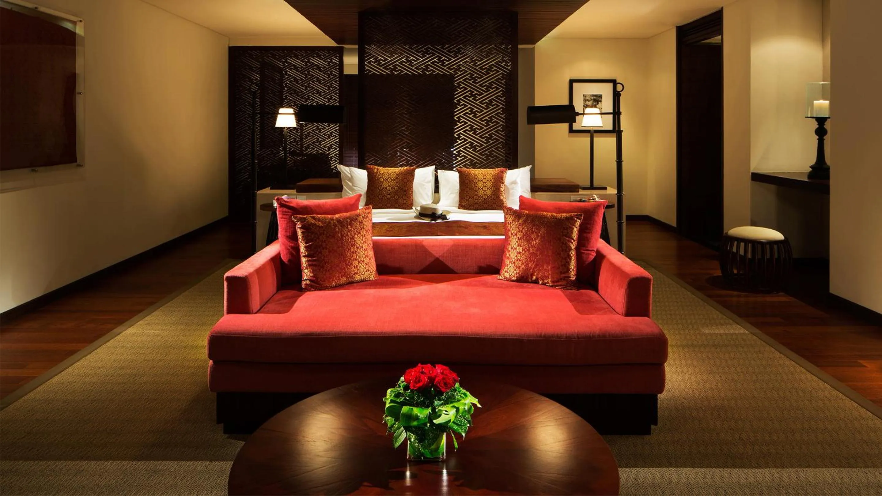 Living room, Bed in Samabe Bali Suites & Villas