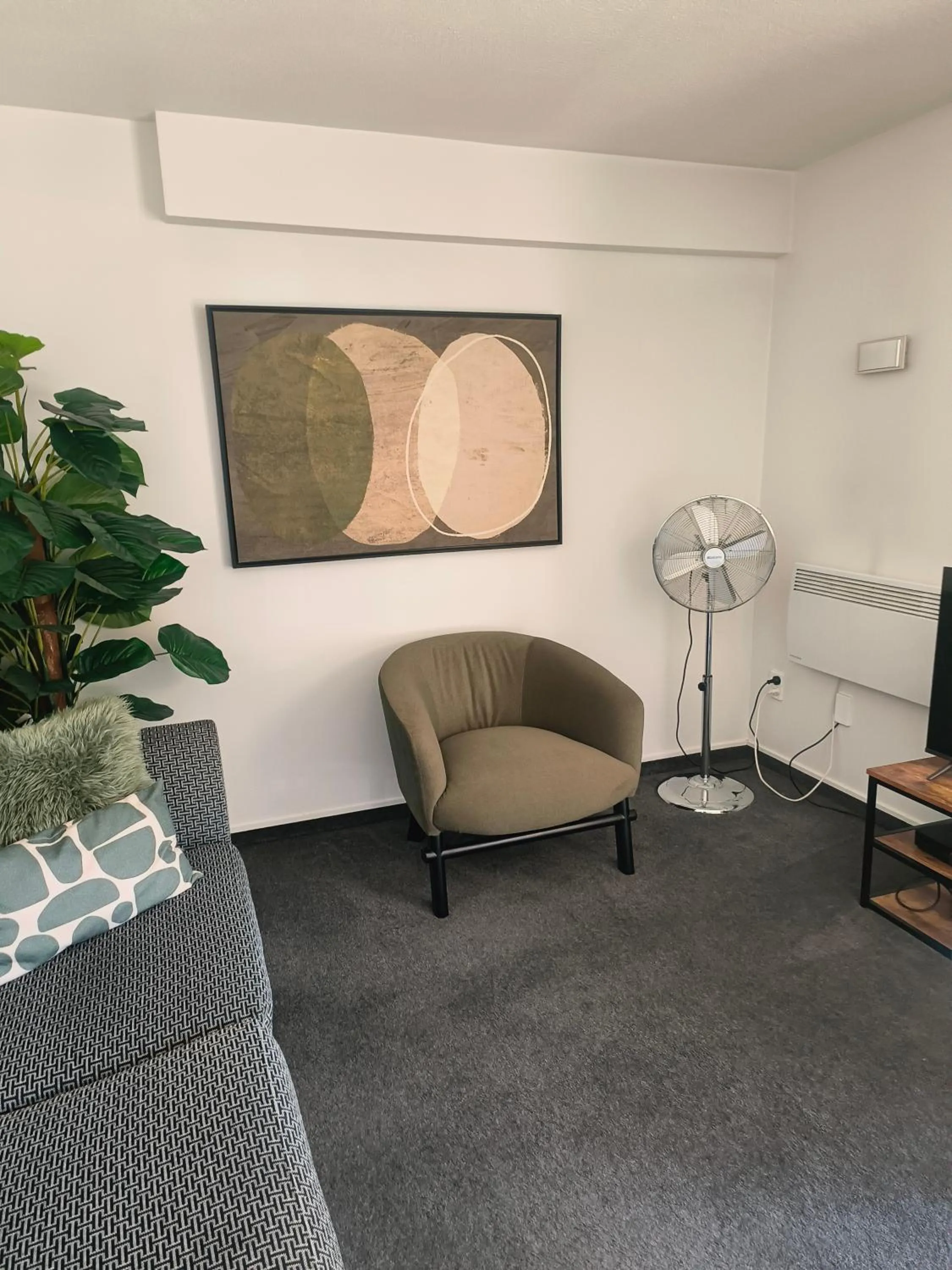 Seating area in Apex Motorlodge- Adults Only