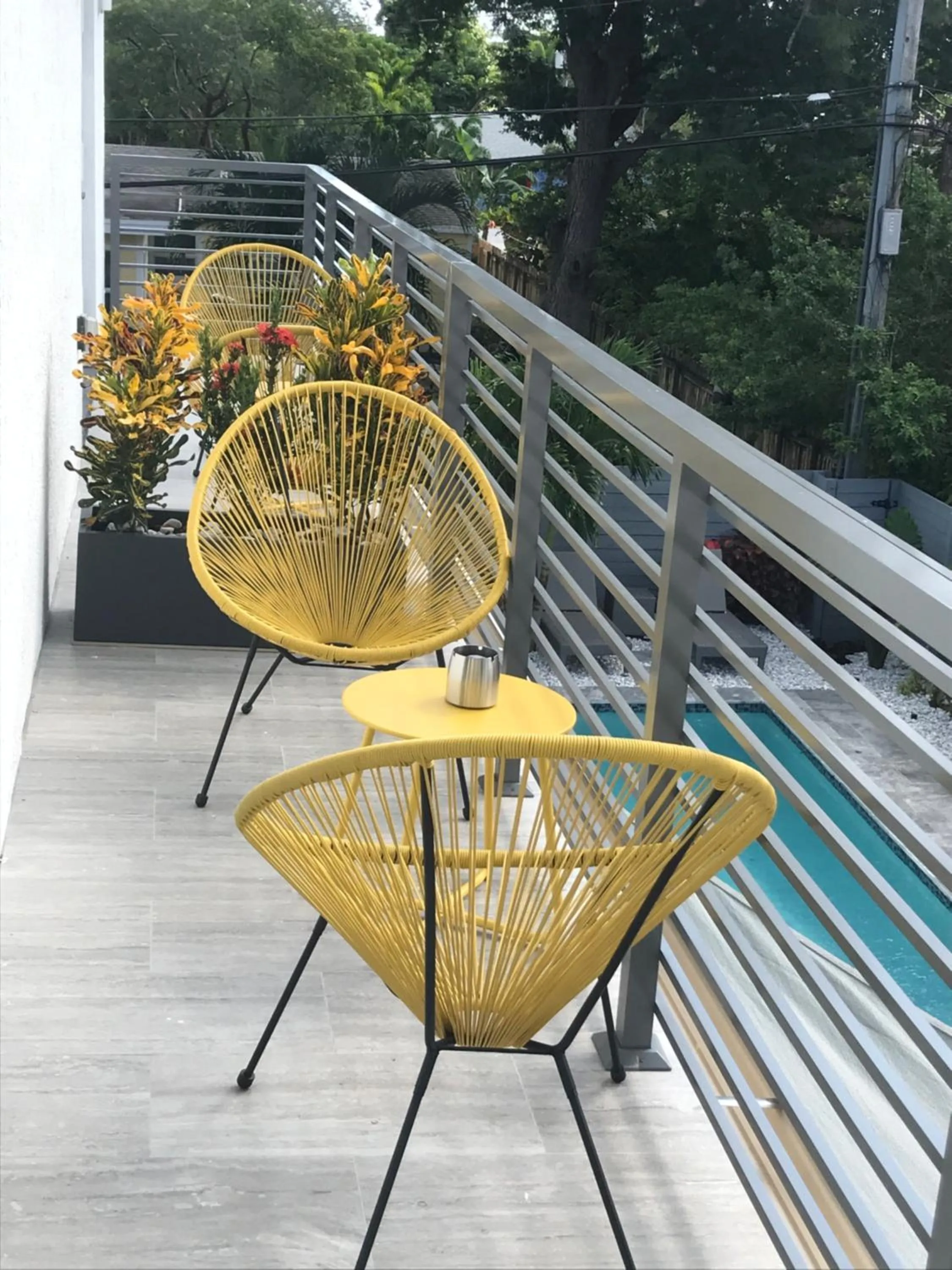 Balcony/Terrace in CASA HERMÈS Wilton Manor - Gay Guesthouse