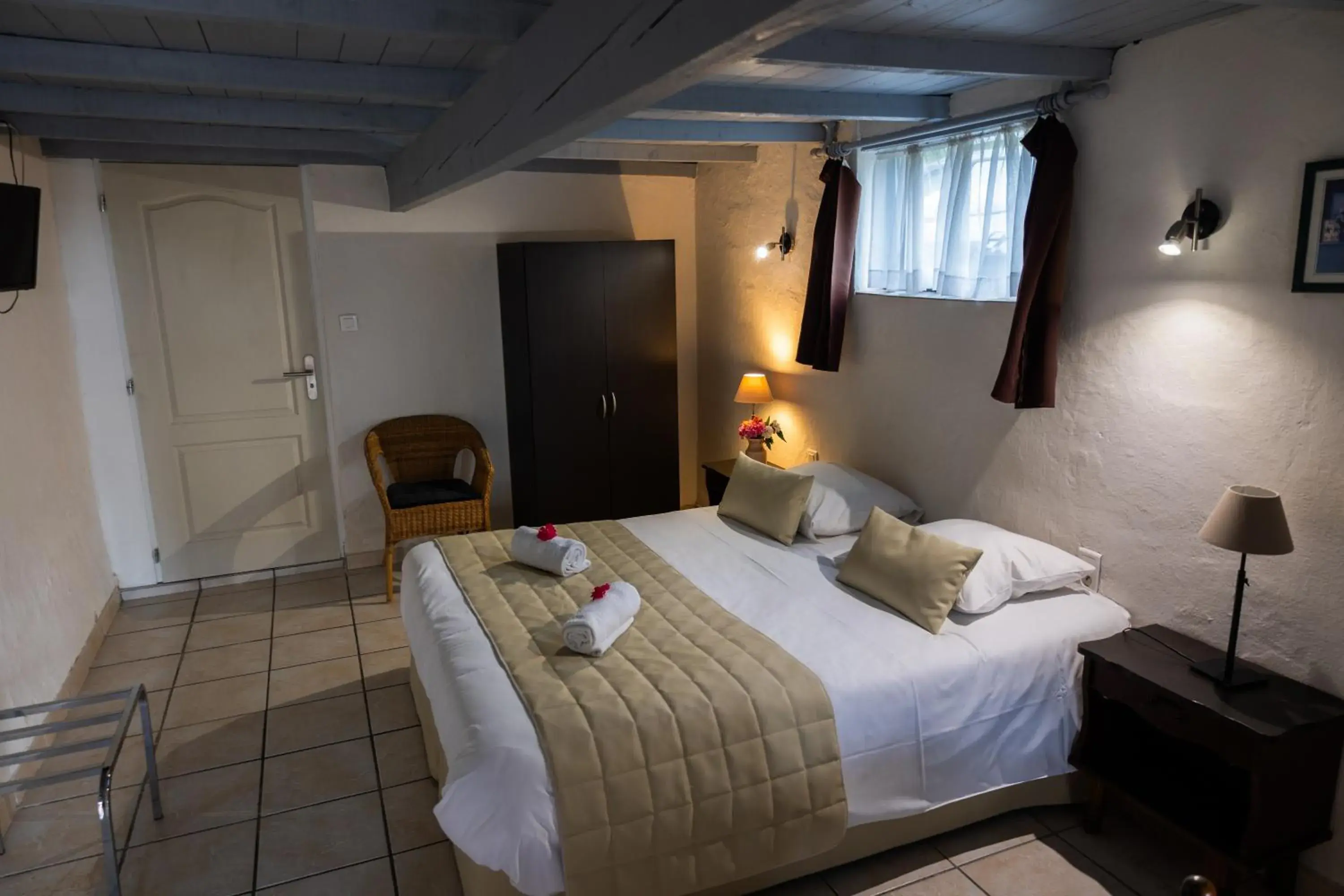 Bed in Logis des Crêtes de Pignols Bed in Logis des Crêtes de Pignols
