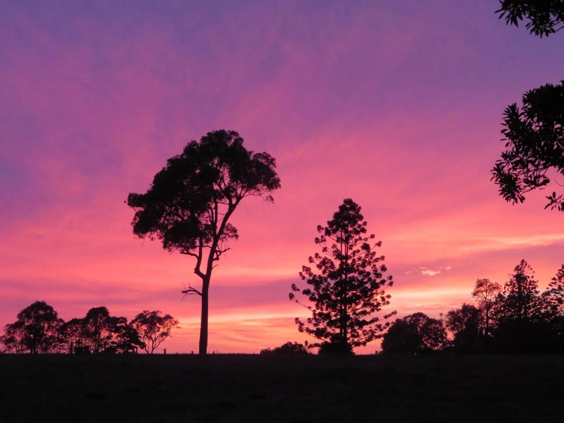 Natural landscape in Valley Cabins By The Creek