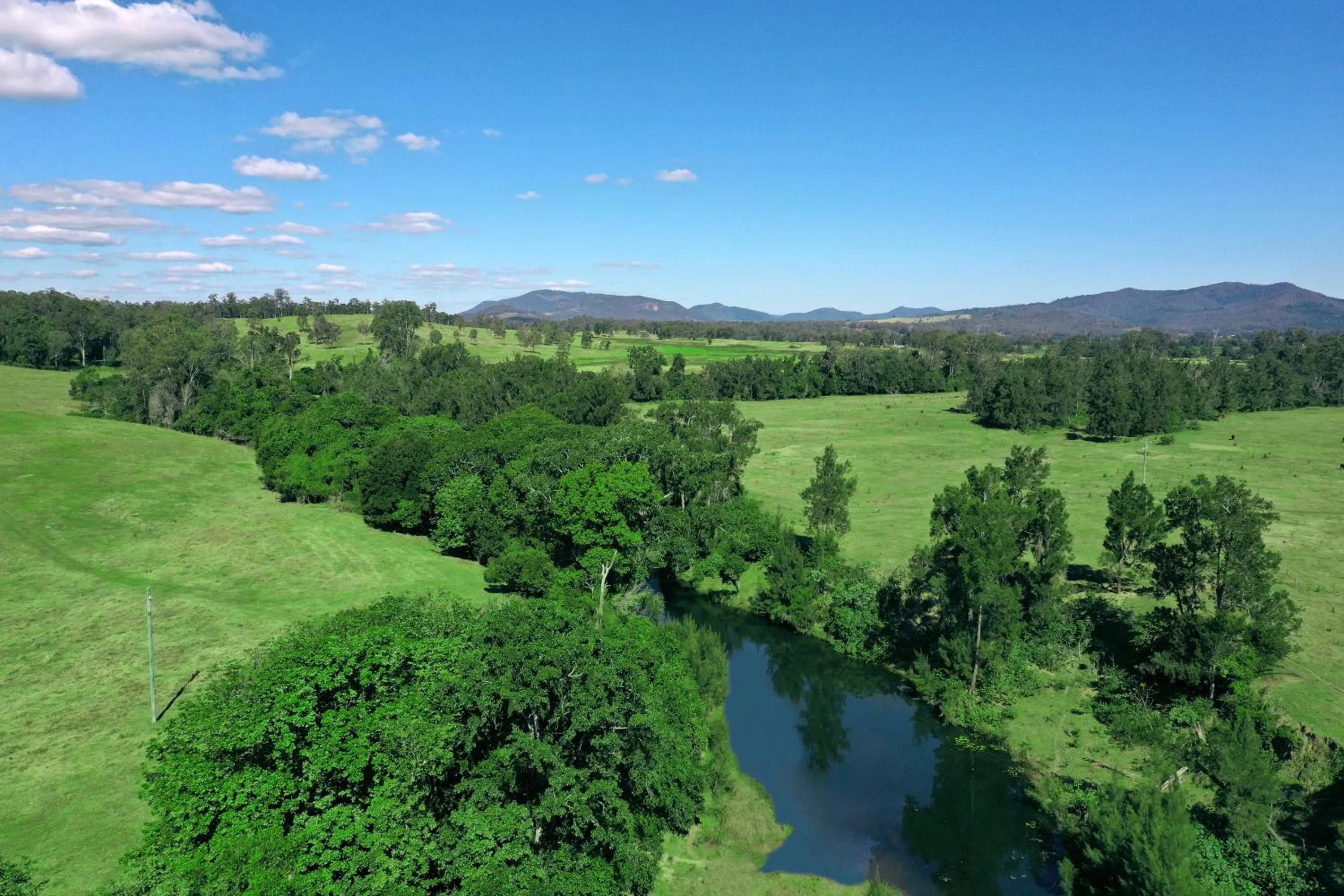 Natural landscape in Valley Cabins By The Creek