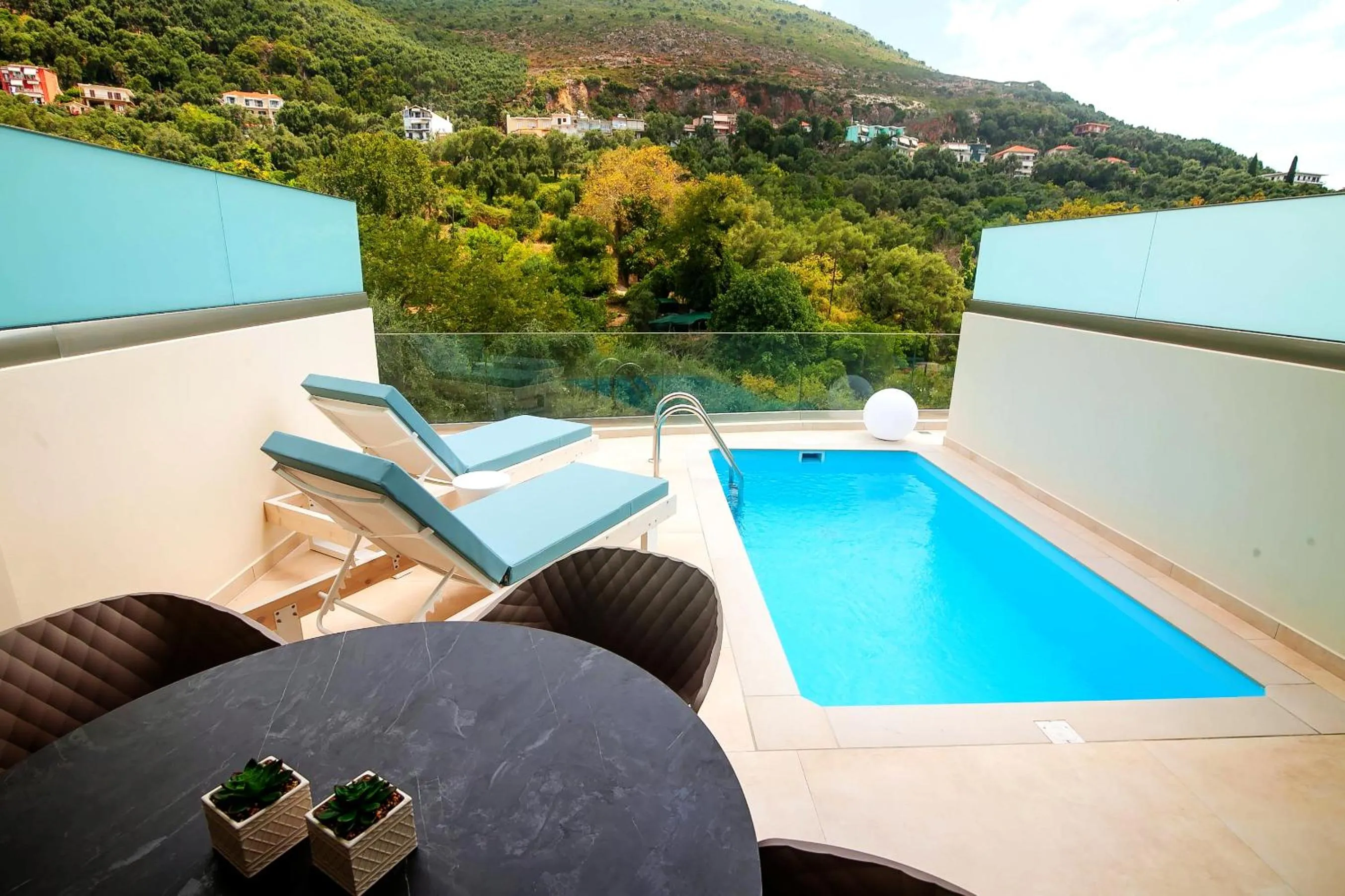 Pool view in Elite Luxury Villas