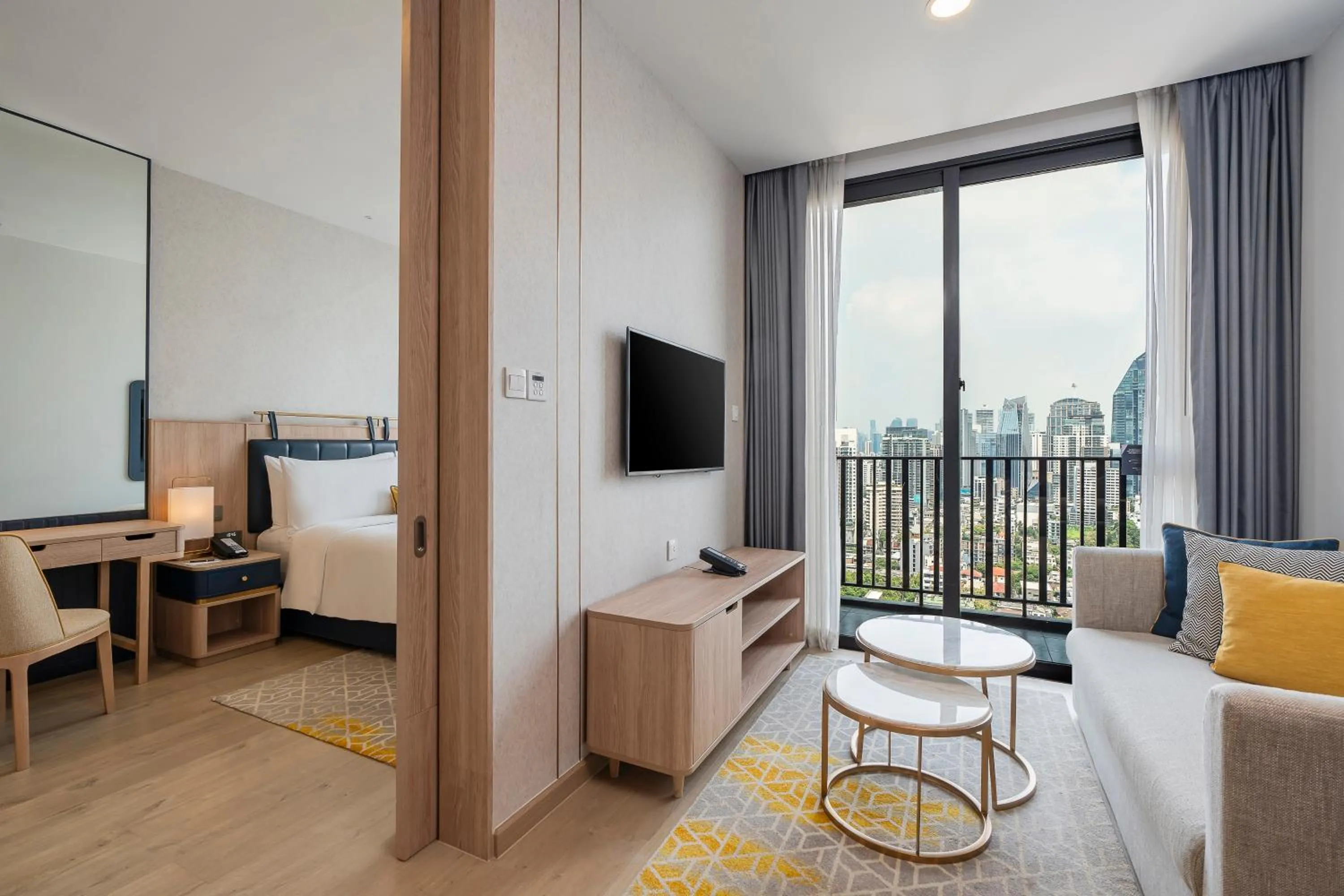 Living room in Staybridge Suites Bangkok Thonglor by IHG