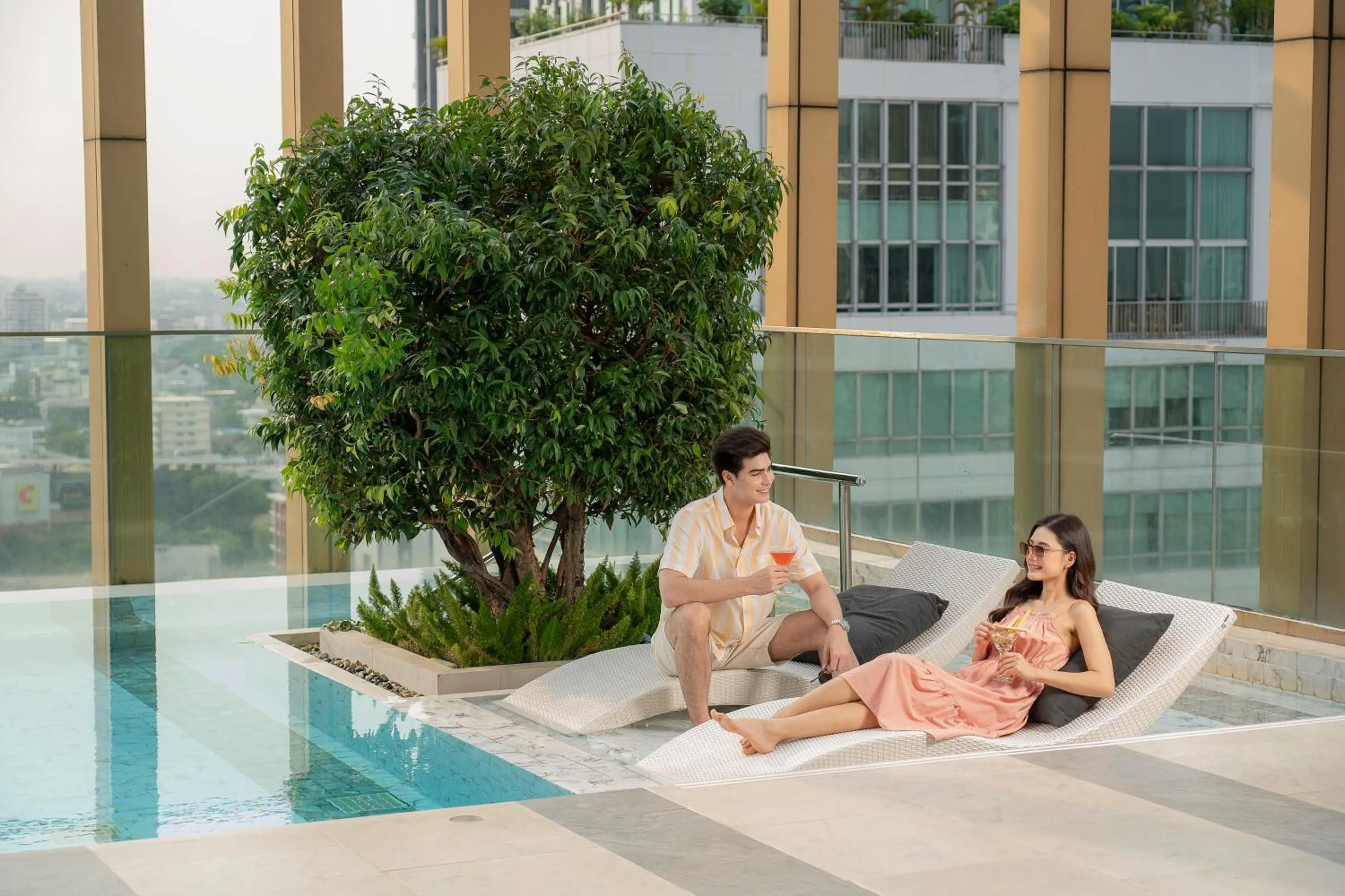 Swimming pool in Staybridge Suites Bangkok Thonglor by IHG