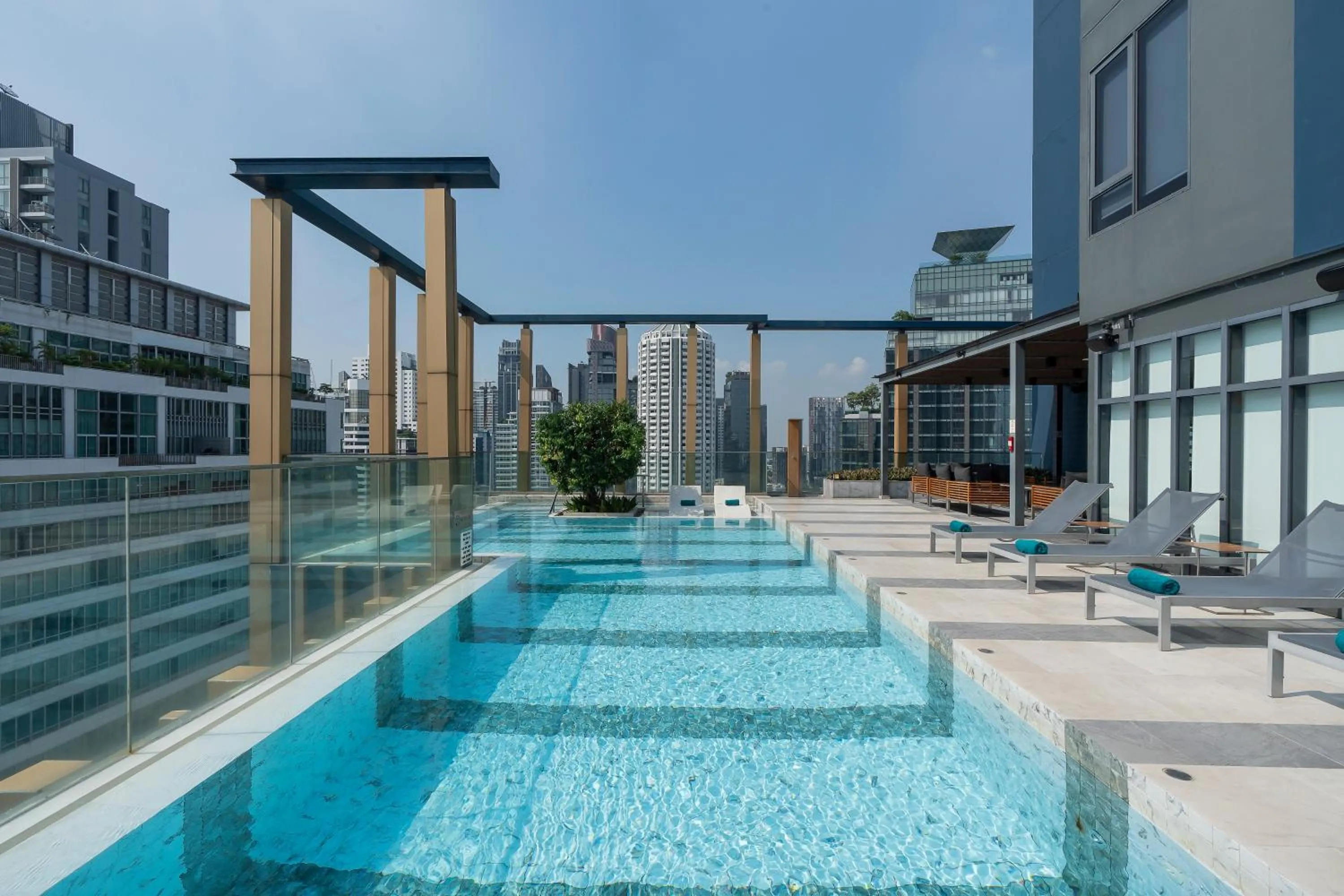 Swimming pool in Staybridge Suites Bangkok Thonglor by IHG