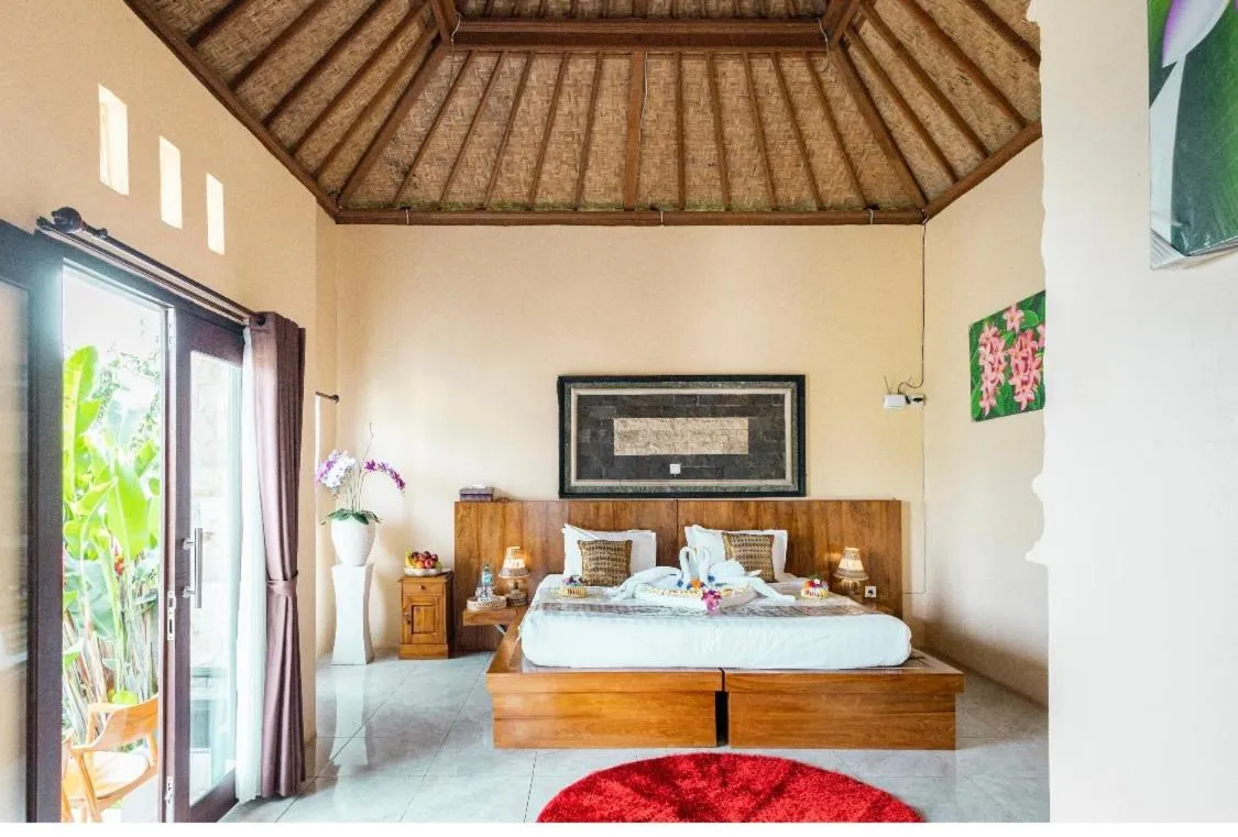 Bed in Ayodya Batur Villa