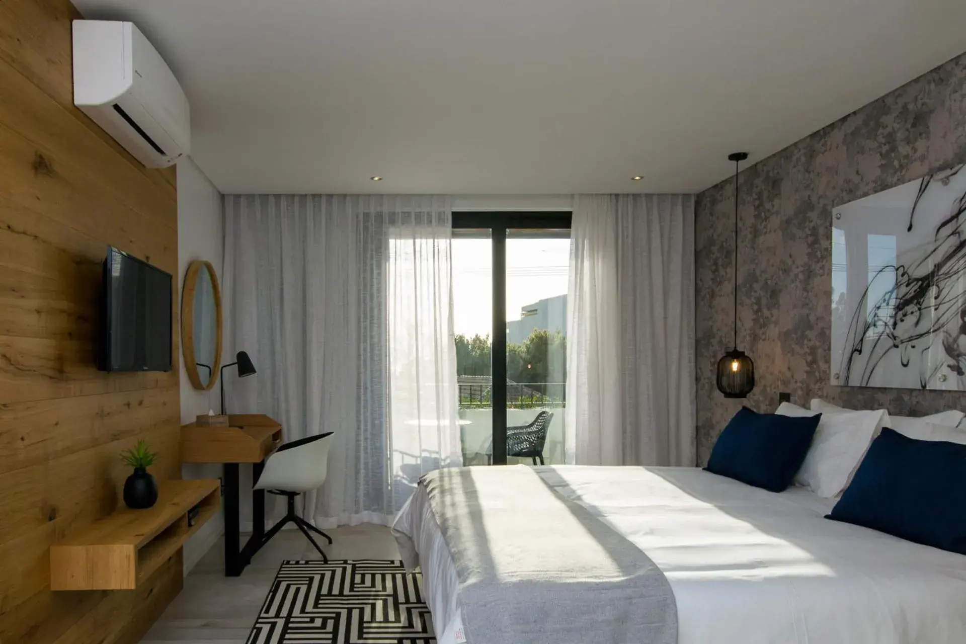 Bed in Central Beach Villas Bed in Central Beach Villas