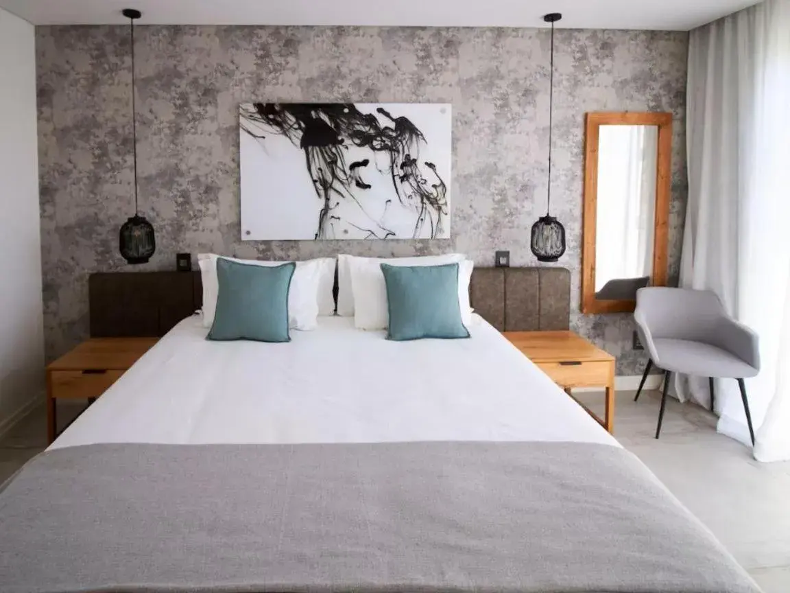 Bed in Central Beach Villas Bed in Central Beach Villas