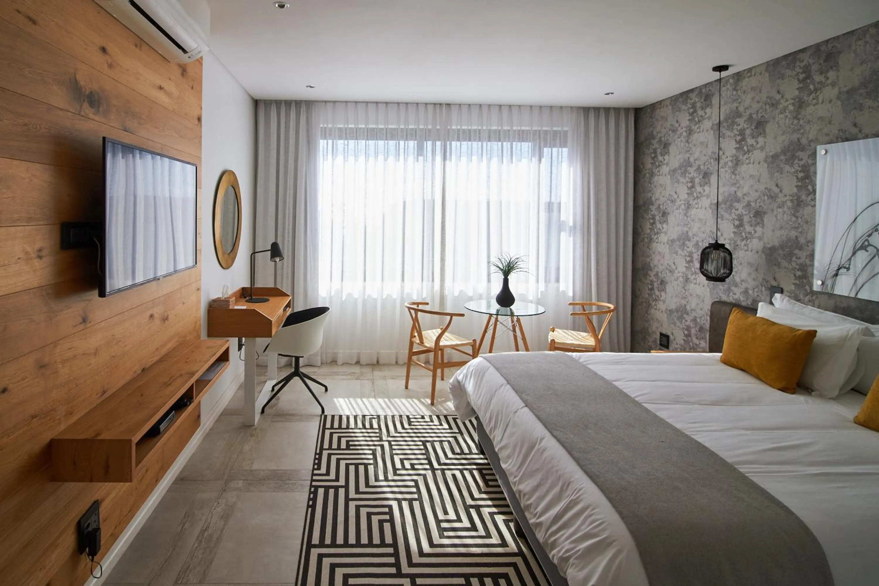 Bed in Central Beach Villas