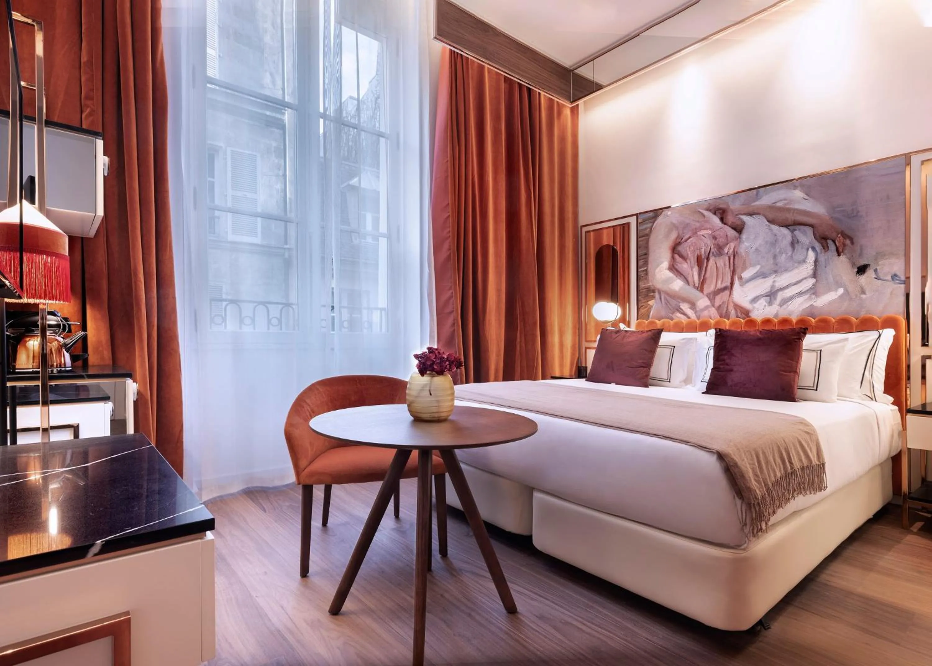 Bed in Maison Colbert Member of Meliá Collection Notre-Dame