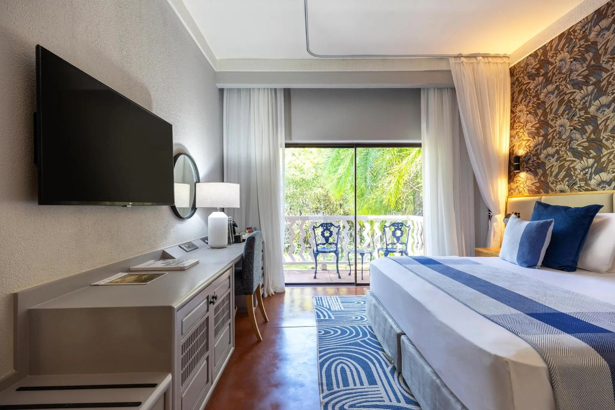 Bed in Avani Victoria Falls Resort