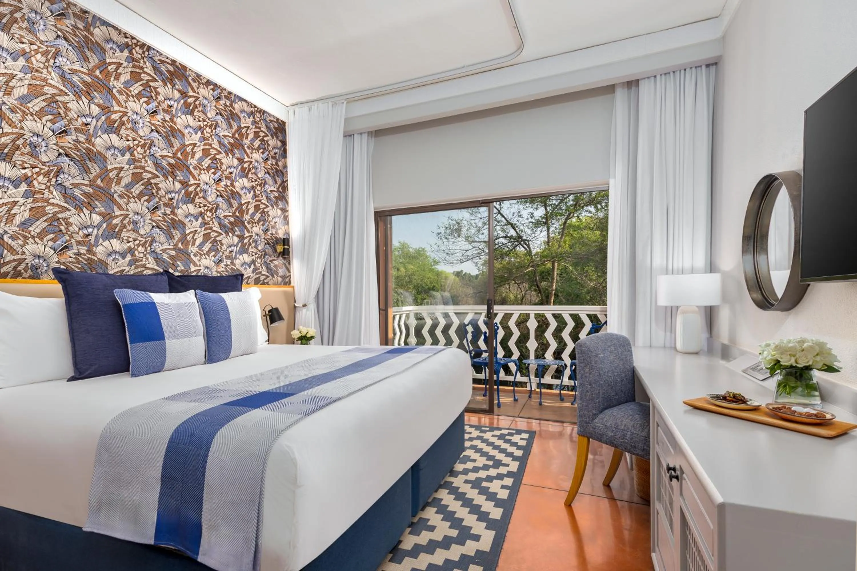 Bed in Avani Victoria Falls Resort