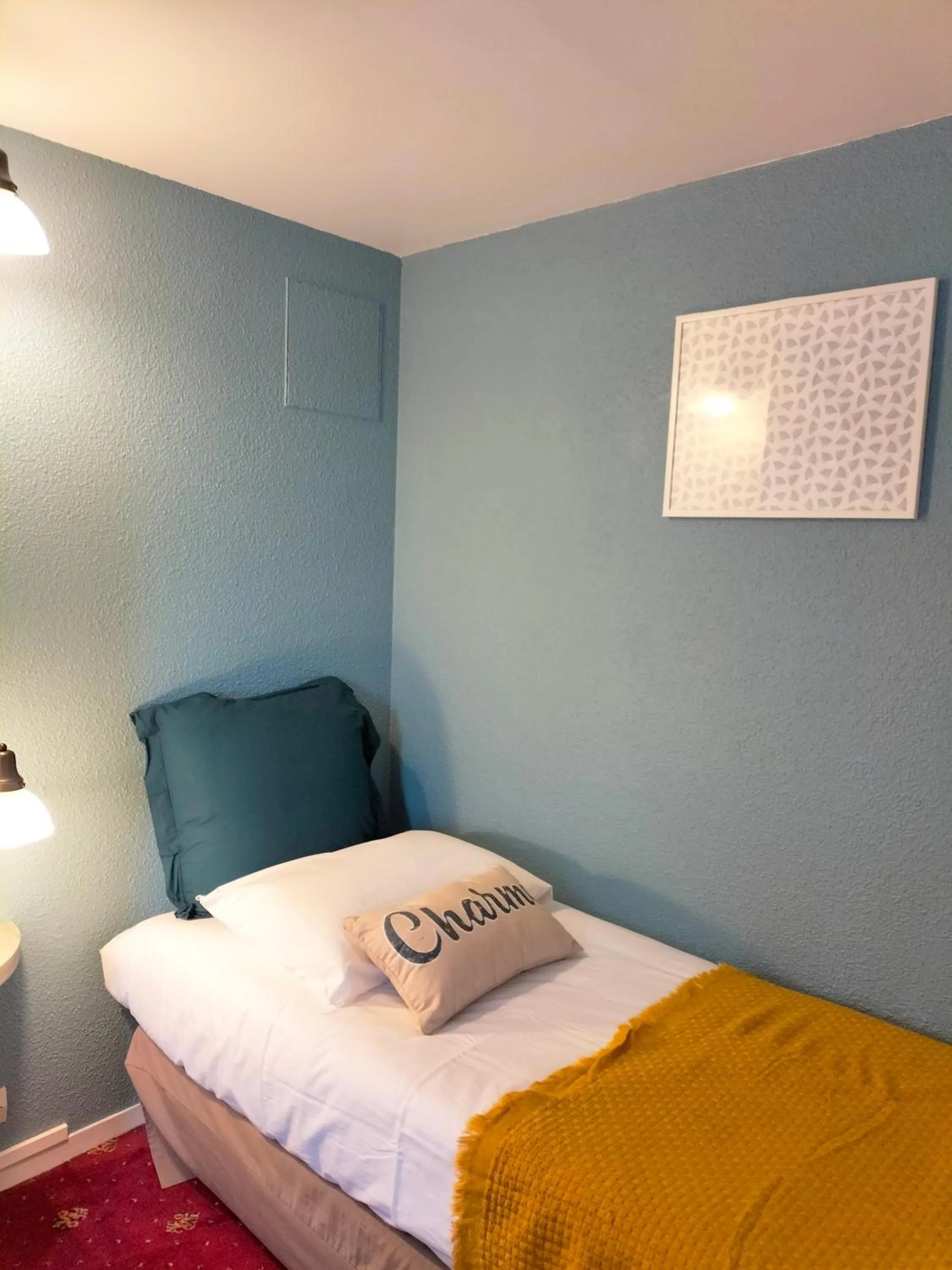 Bedroom, Bed in Logis HOTEL RESTAURANT La Régence