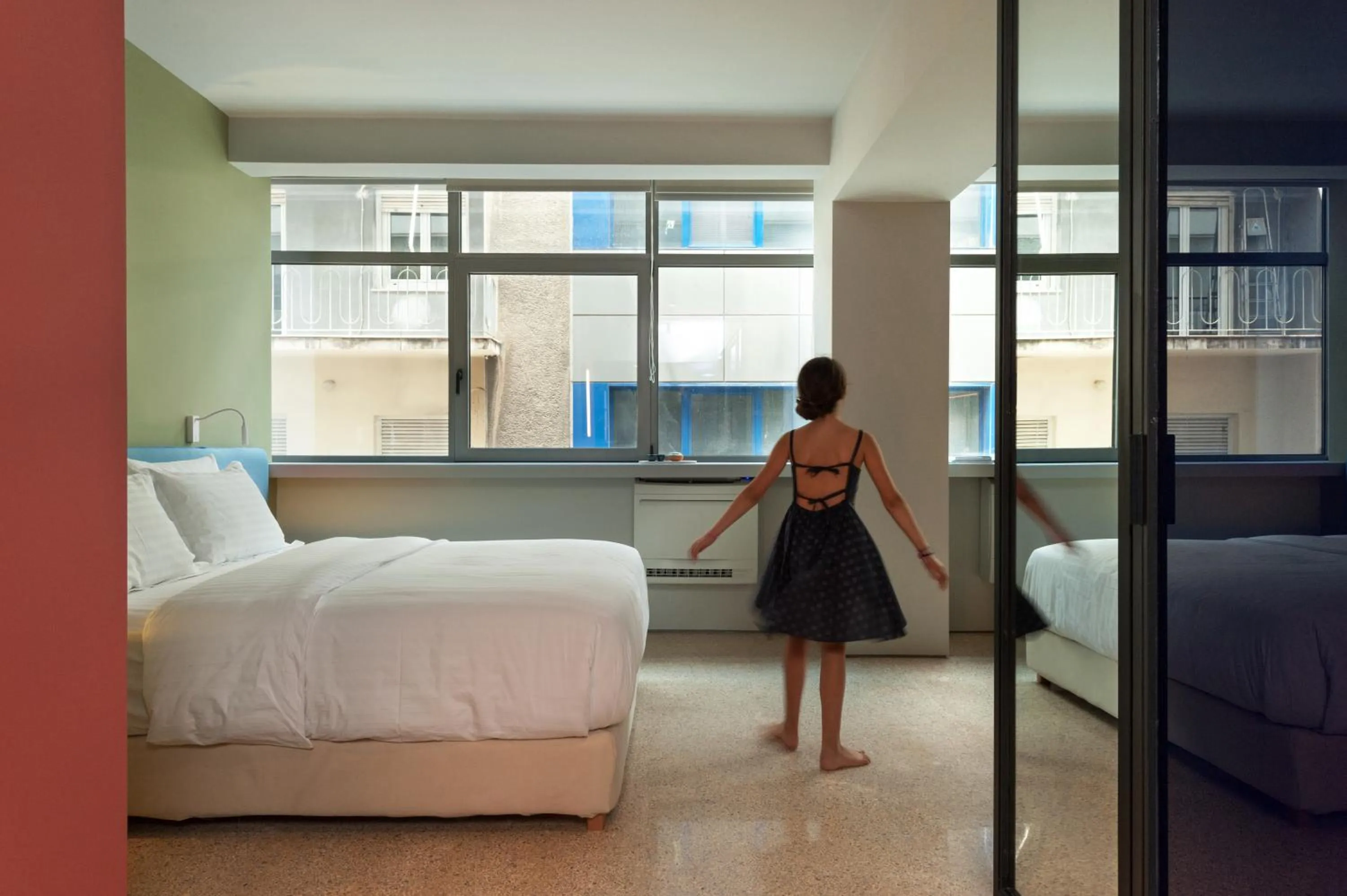 Bedroom, Bed in Arcade Project Hi-end Apartments