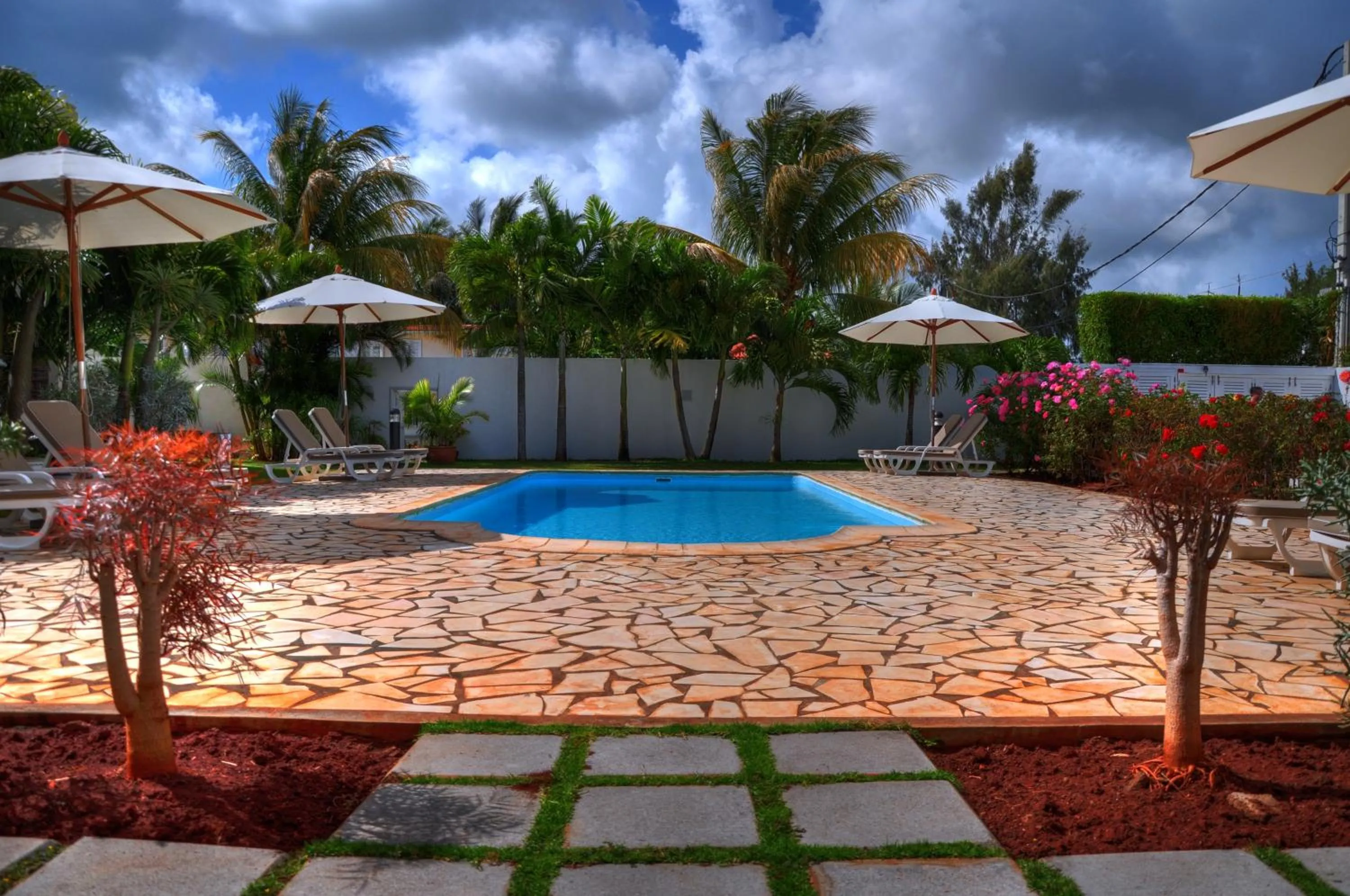 Garden in La Pointe Villas