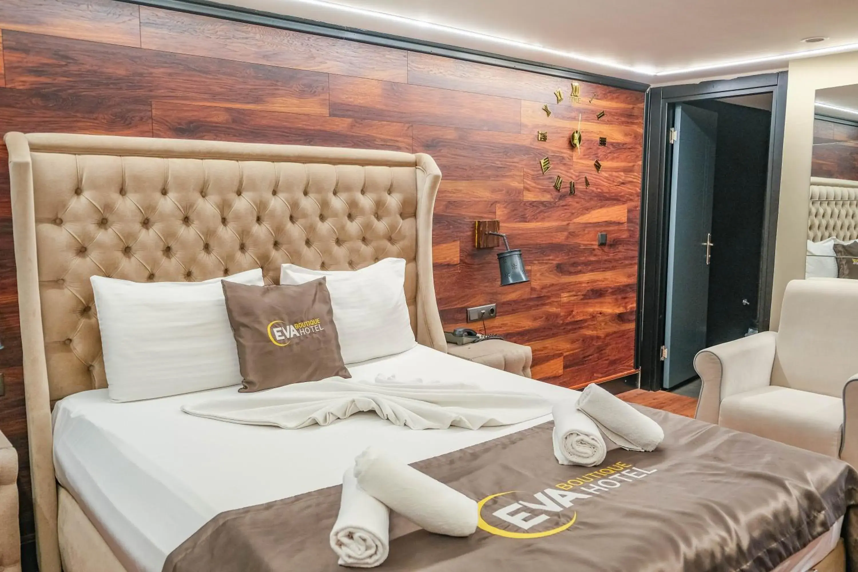 Bed in Eva Boutique Hotel Bed in Eva Boutique Hotel