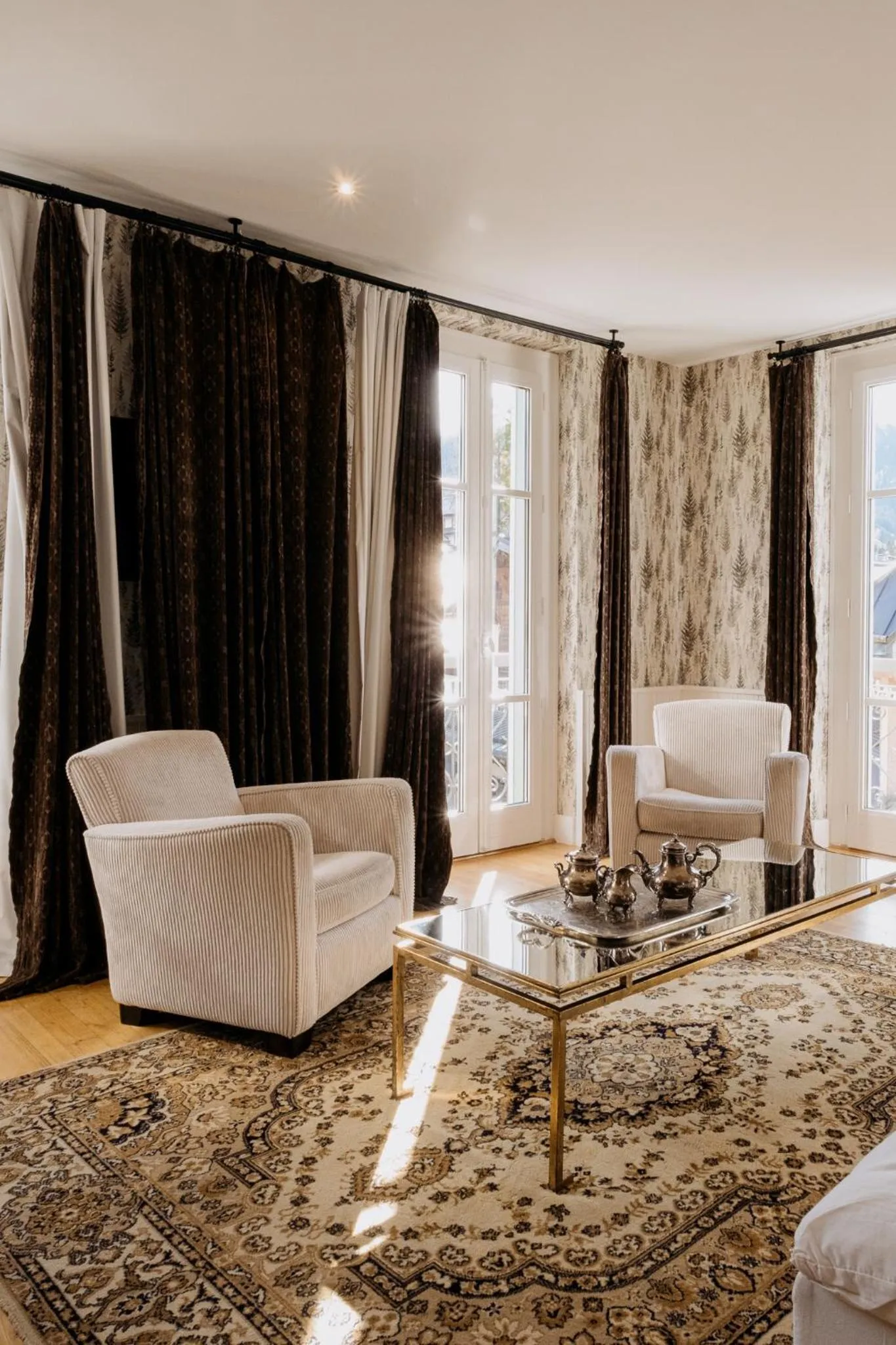 Living room in Grand Hotel Soleil d'Or