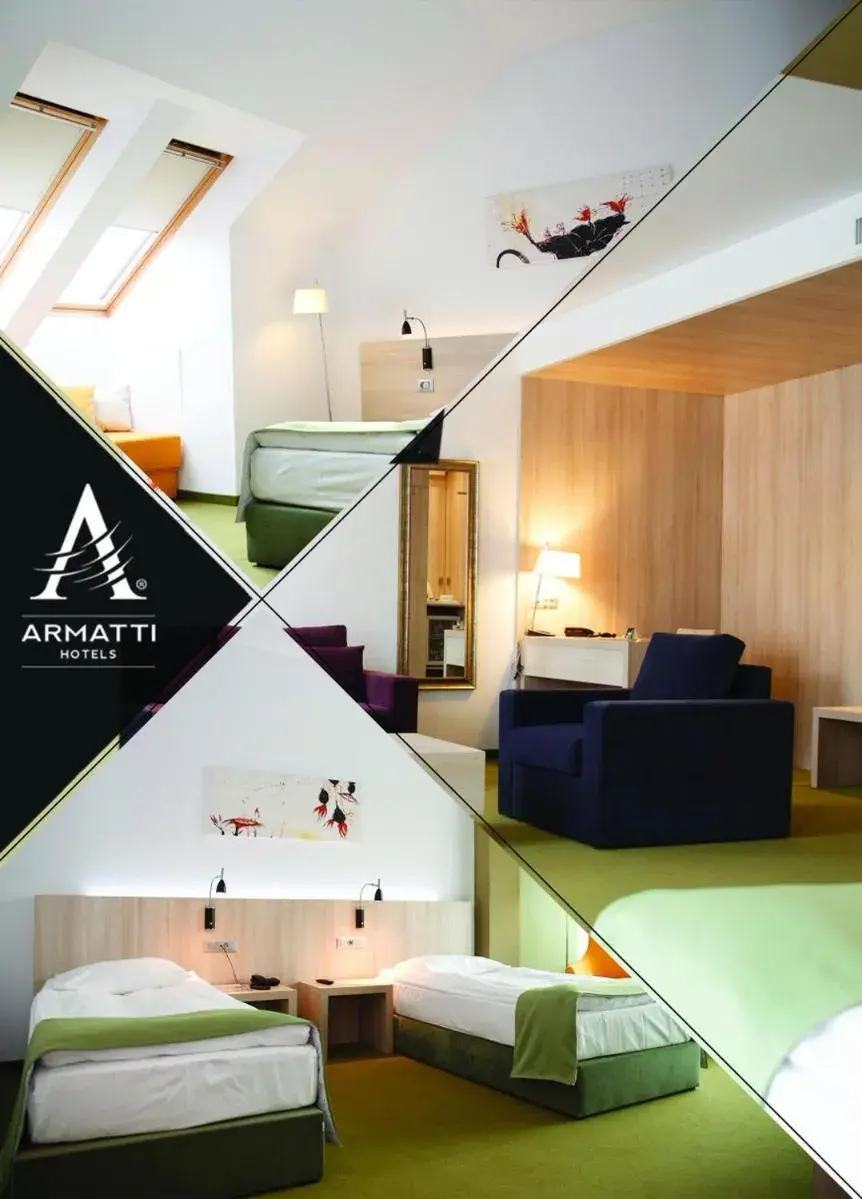 Bed in Hotel Armatti Bed in Hotel Armatti