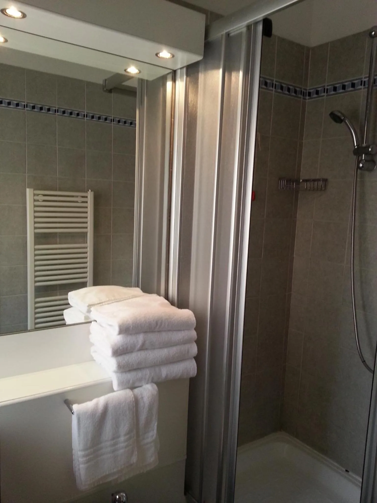 Bathroom in Albergo Pizzeria Sole