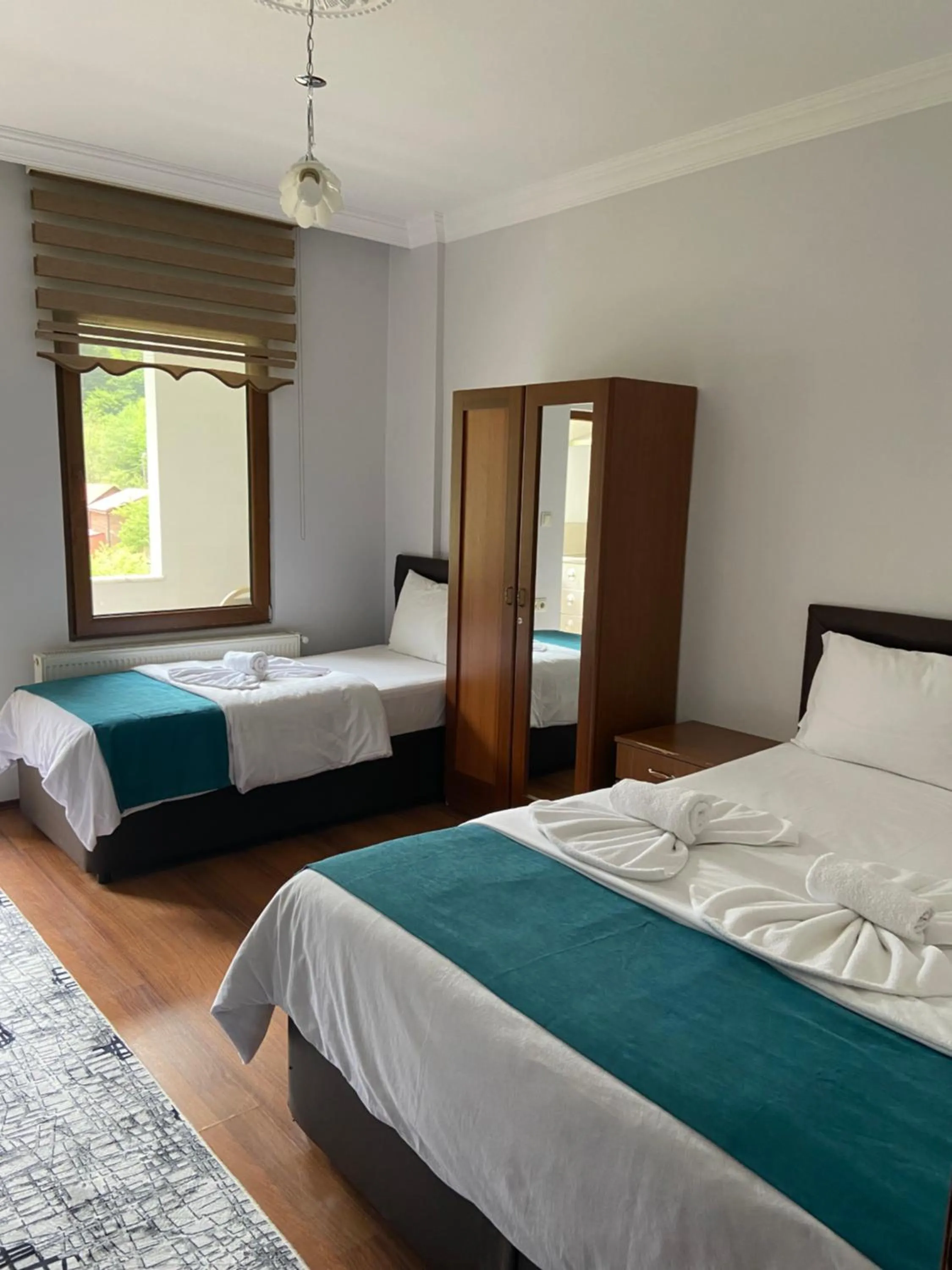 Bed in Uzungol Soylu Hotel