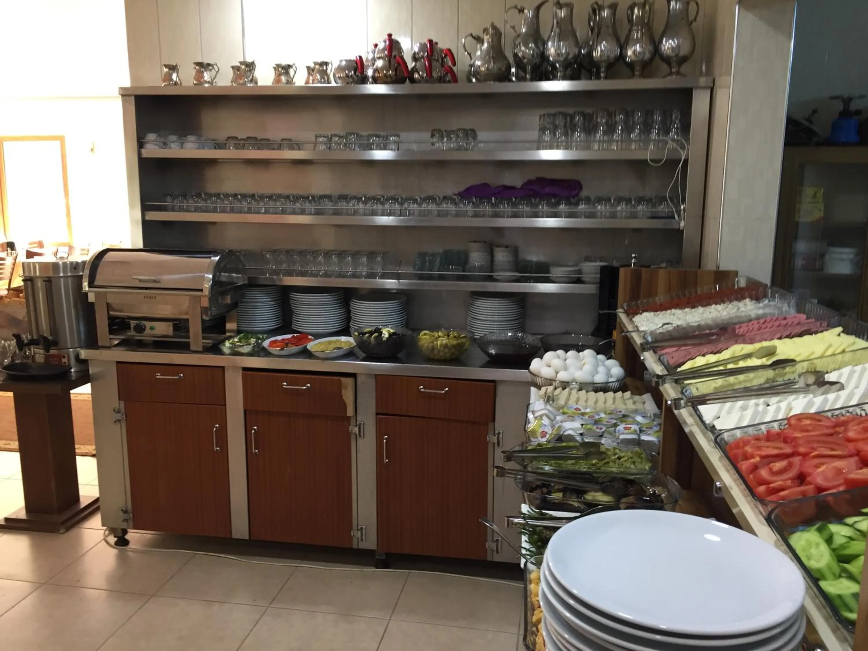 Buffet breakfast in Uzungol Soylu Hotel