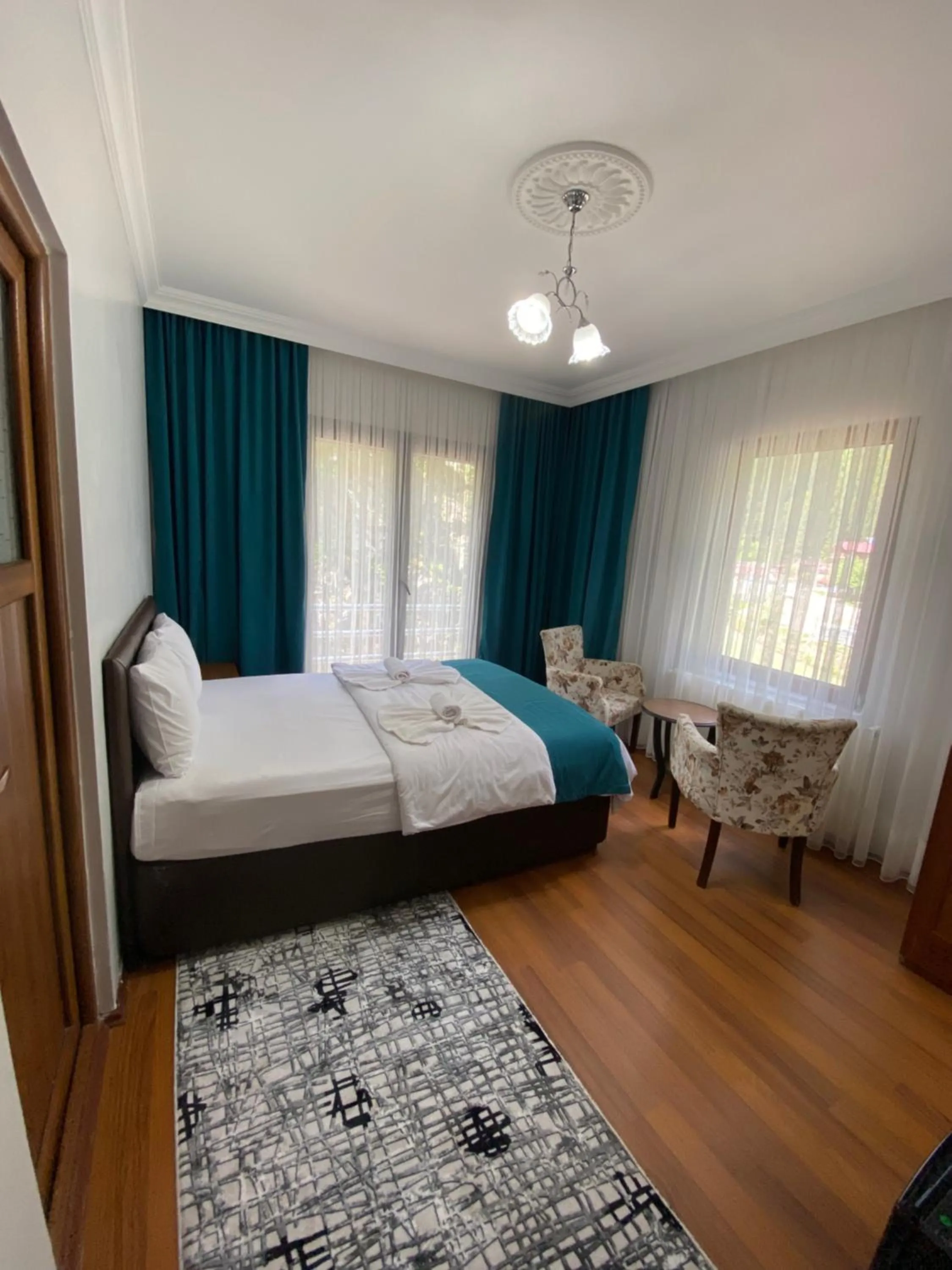 Bed in Uzungol Soylu Hotel