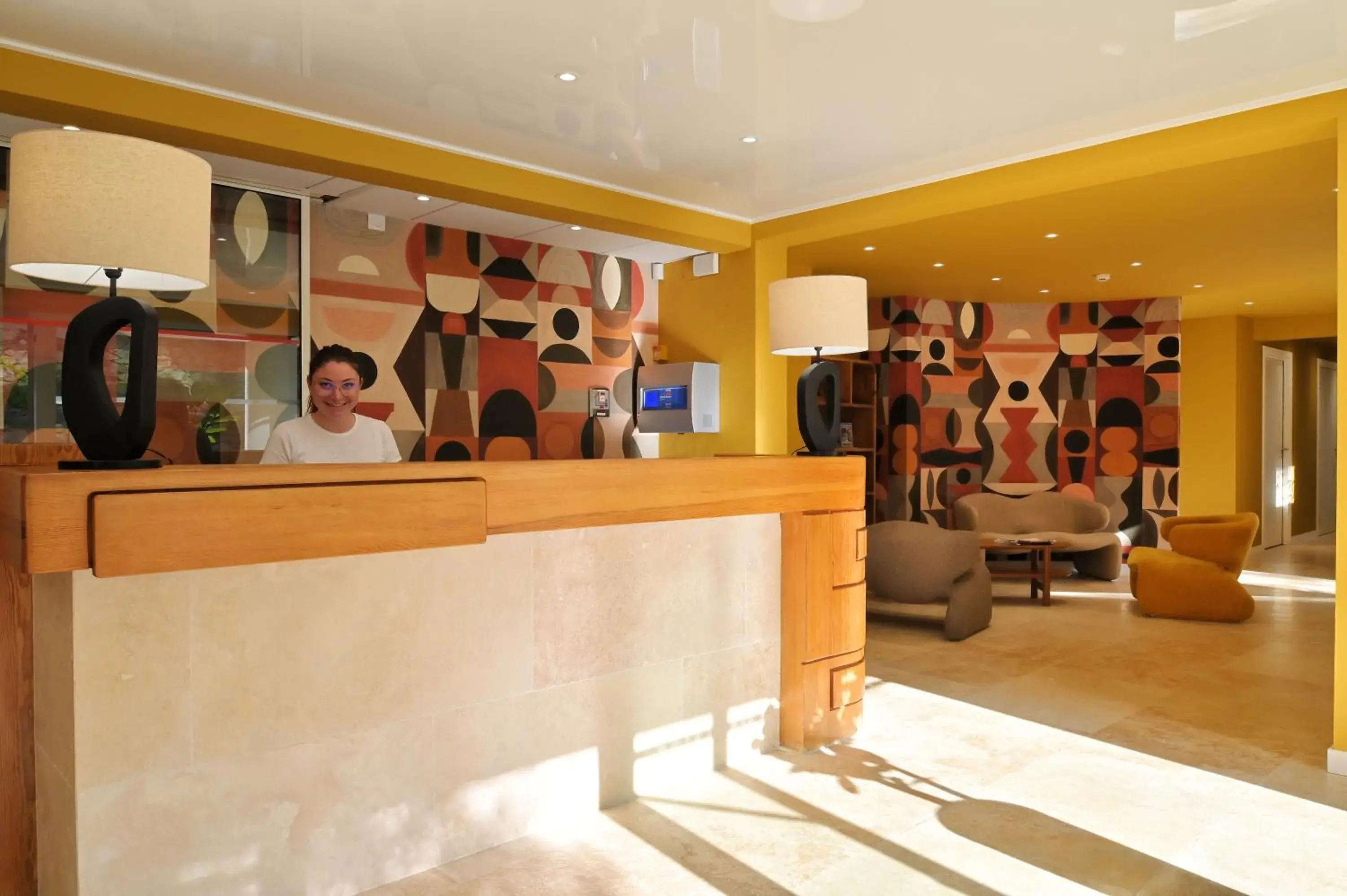 Lobby or reception in Hôtel Pietracap Lobby or reception in Hôtel Pietracap